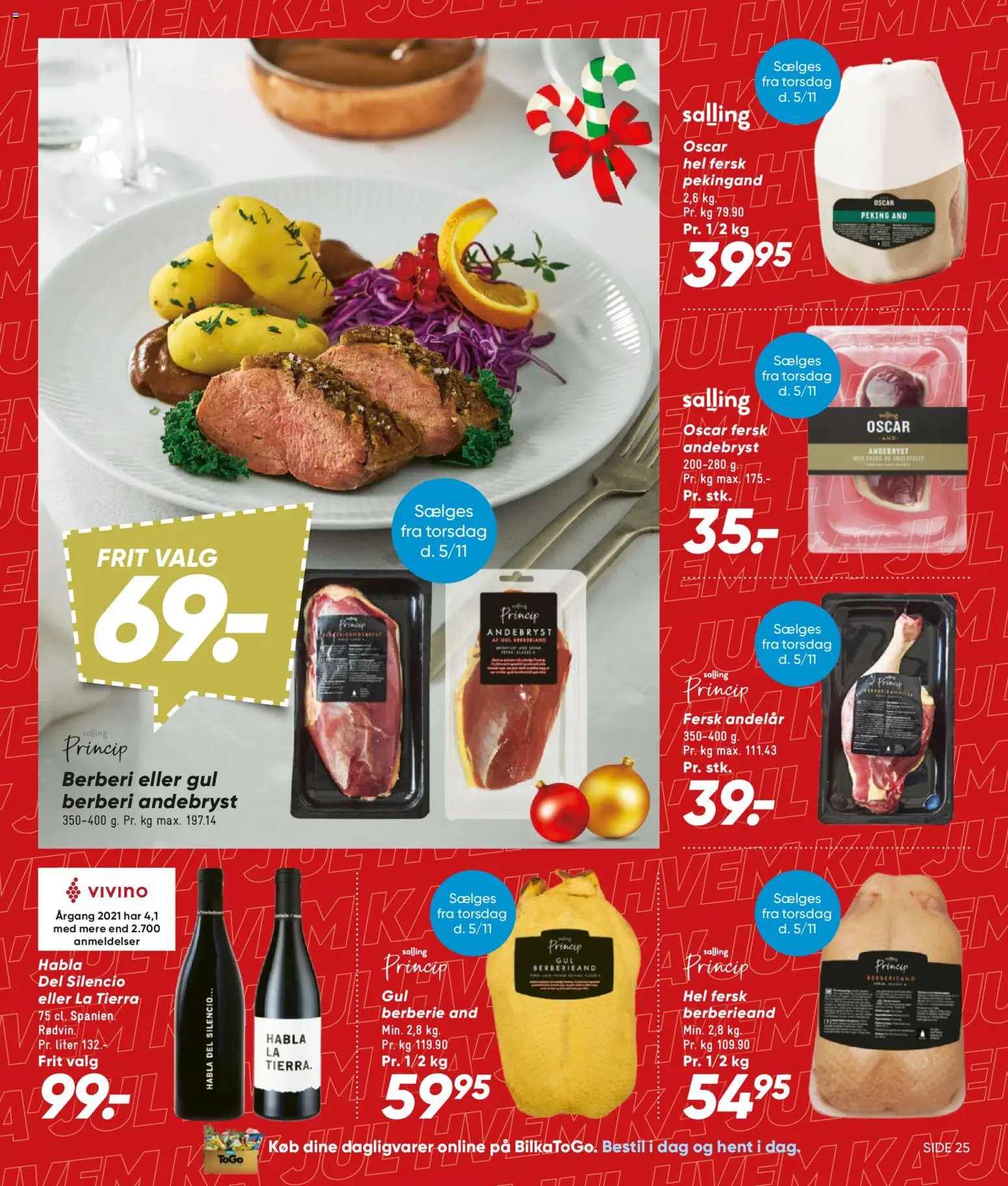 Bilka tilbudsavis – gyldig fra 30/10/2026 | Side: 27 | Produkter: Dagligvarer, Pekingand