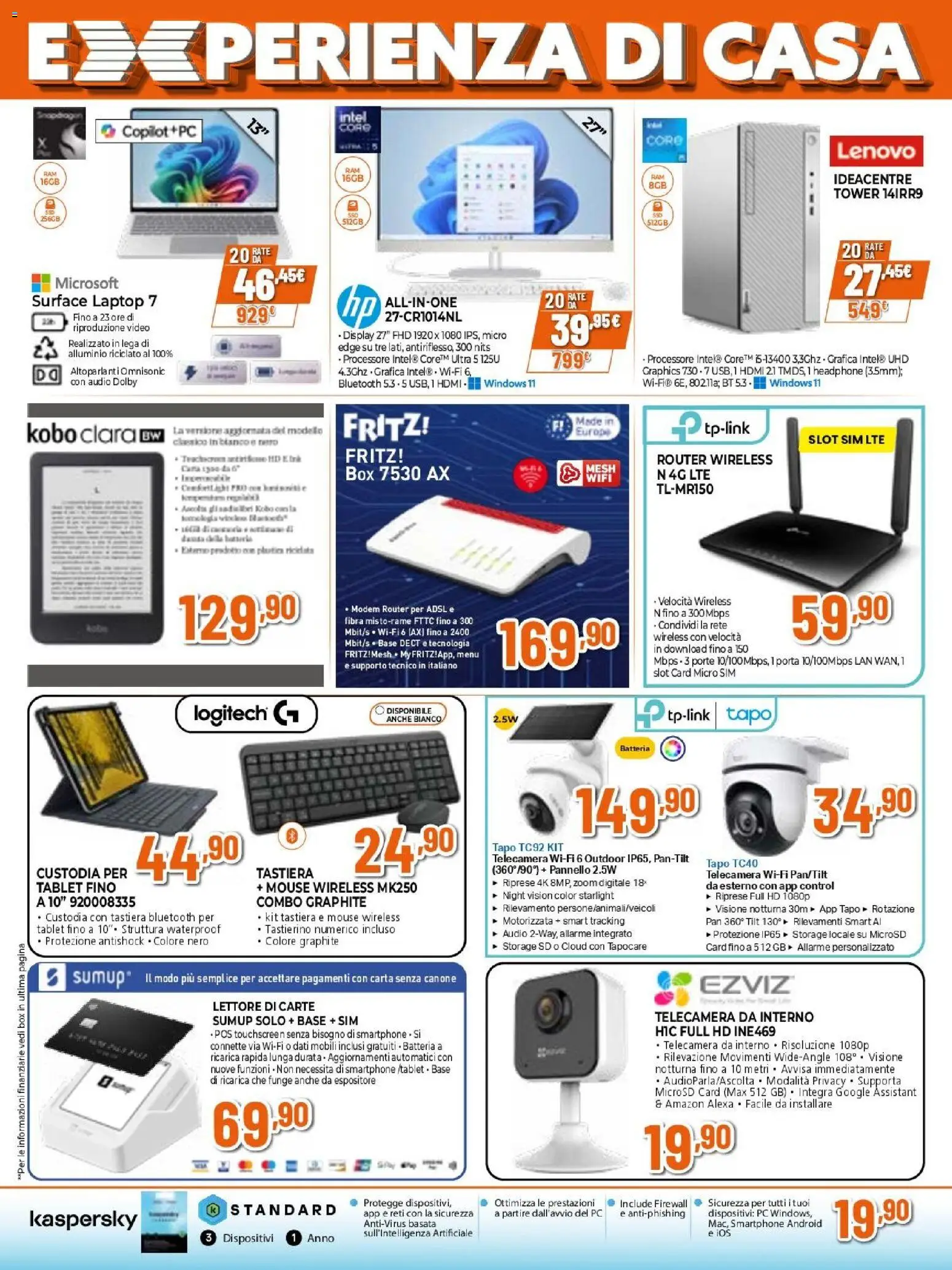 Volantino Expert del 23.04.2026 | Pagina: 22 | Prodotti: Smartphone, Tablet, Tastiera, Alluminio