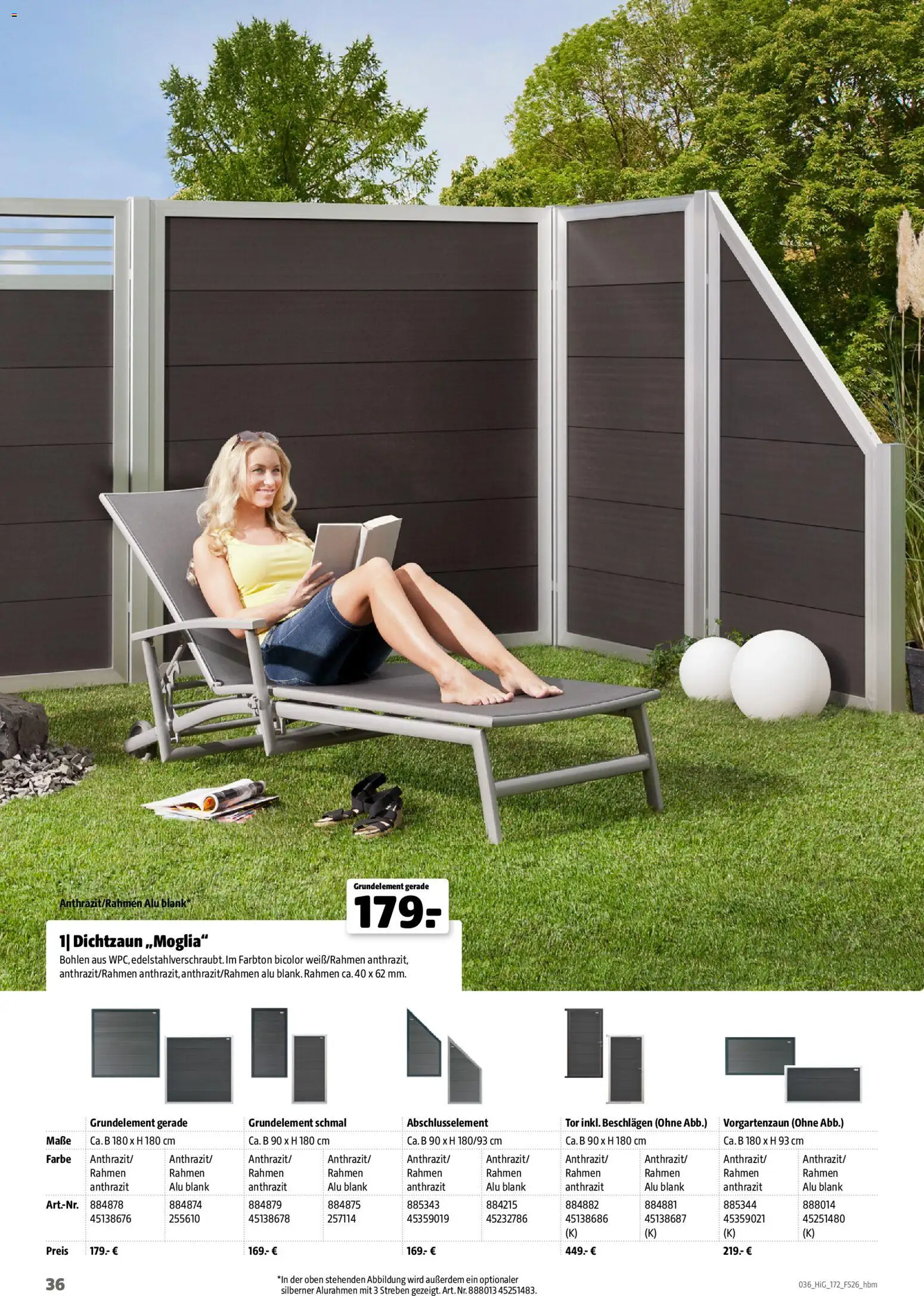 Hagebau Gartengestaltungsortiment – gültig ab 02.03.2026 | Seite: 36