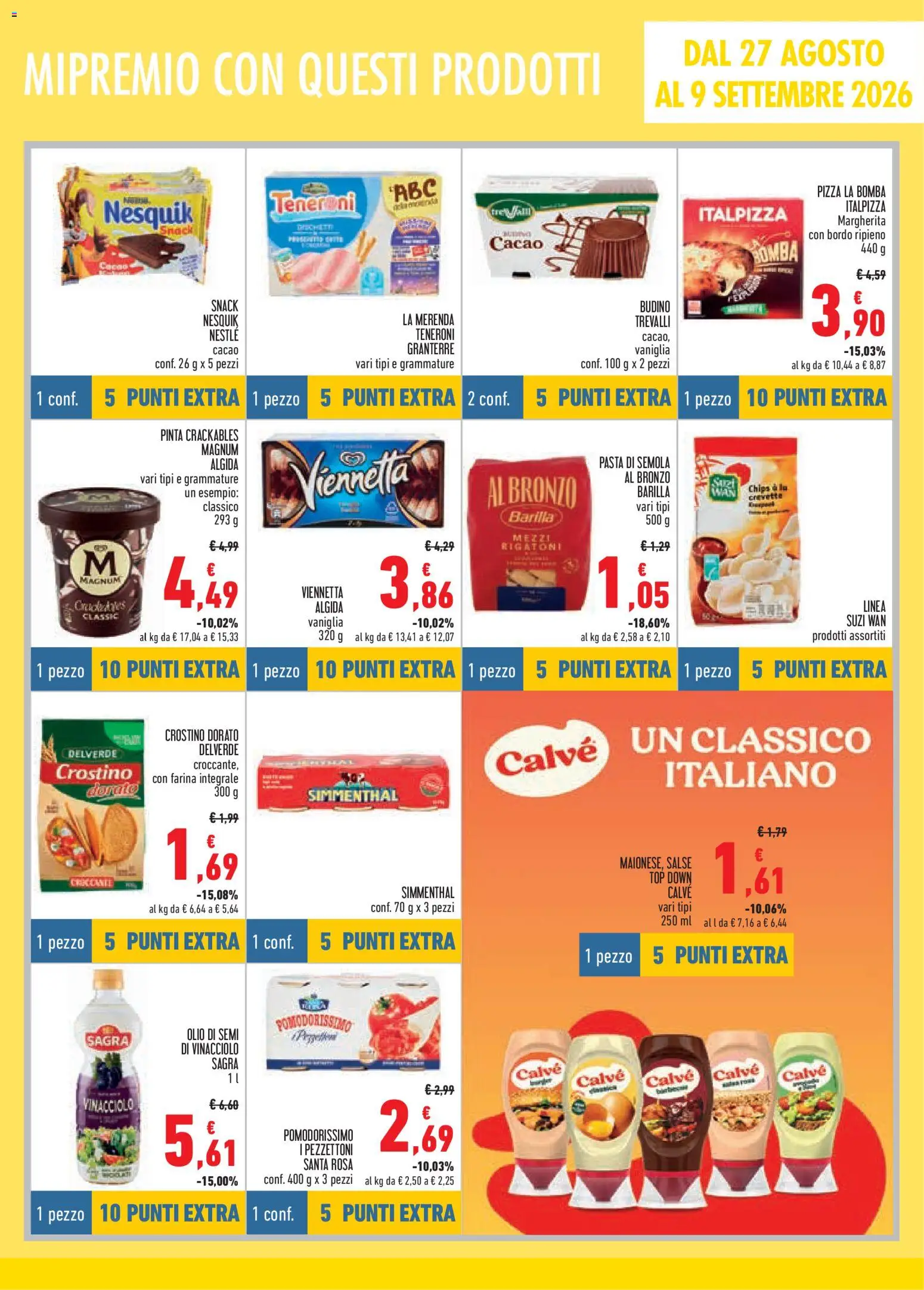 Volantino Conad del 13/08/2026 | Pagina: 9 | Prodotti: Vaniglia, Olio, Pasta, Semola