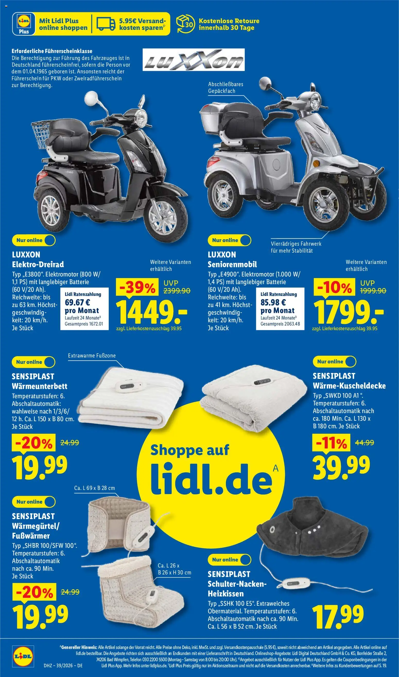 Lidl Německo leták od 21.09.2026 | Strana: 48 | Produkty: Telefon, Sensiplast