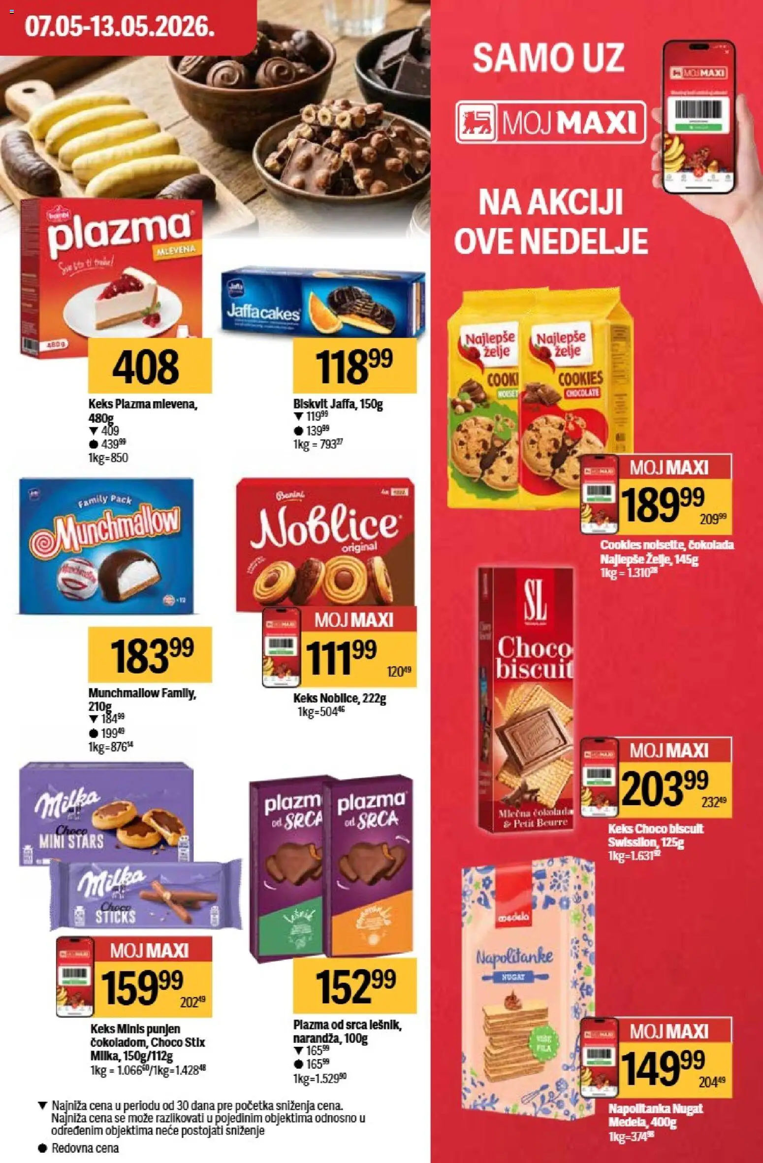 Maxi katalog - važi od 07.05.2026 | Strana: 27 | Proizvode: Milka, Keks, Munchmallow, Čokolada