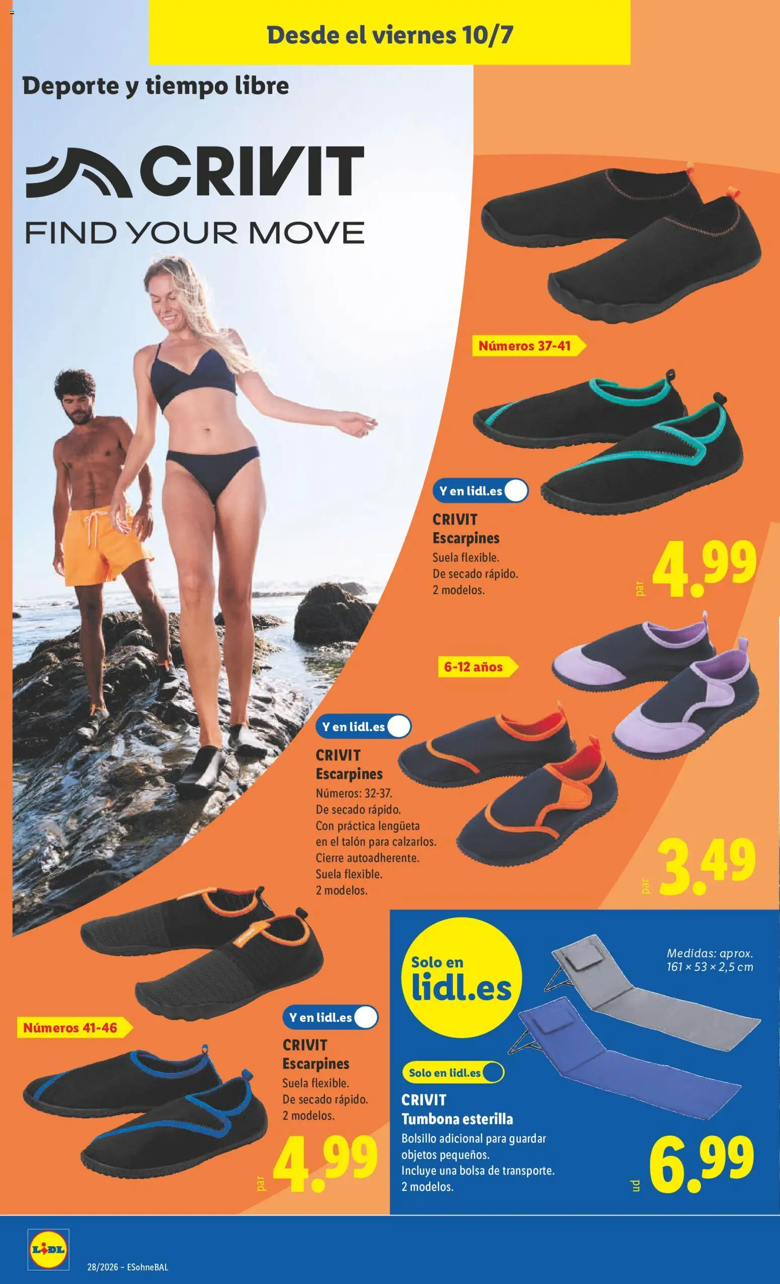 Lidl folleto de bazar │ válido desde el 06/07/2026 | Página: 34 | Productos: Bolsa, Tumbona