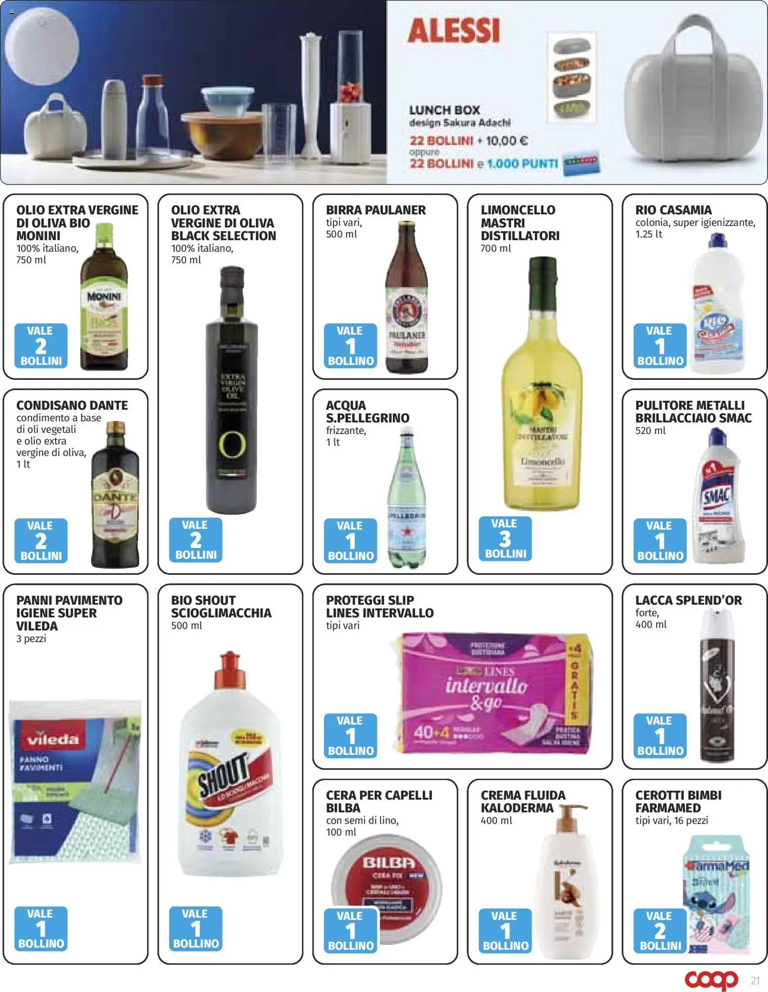 Volantino COOP del 15/10/2026 | Pagina: 21 | Prodotti: Crema, Birra, Olio, Limoncello