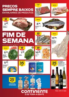 Pré-visualização Continente Fim de Semana à Continente válido de 15.05.2026