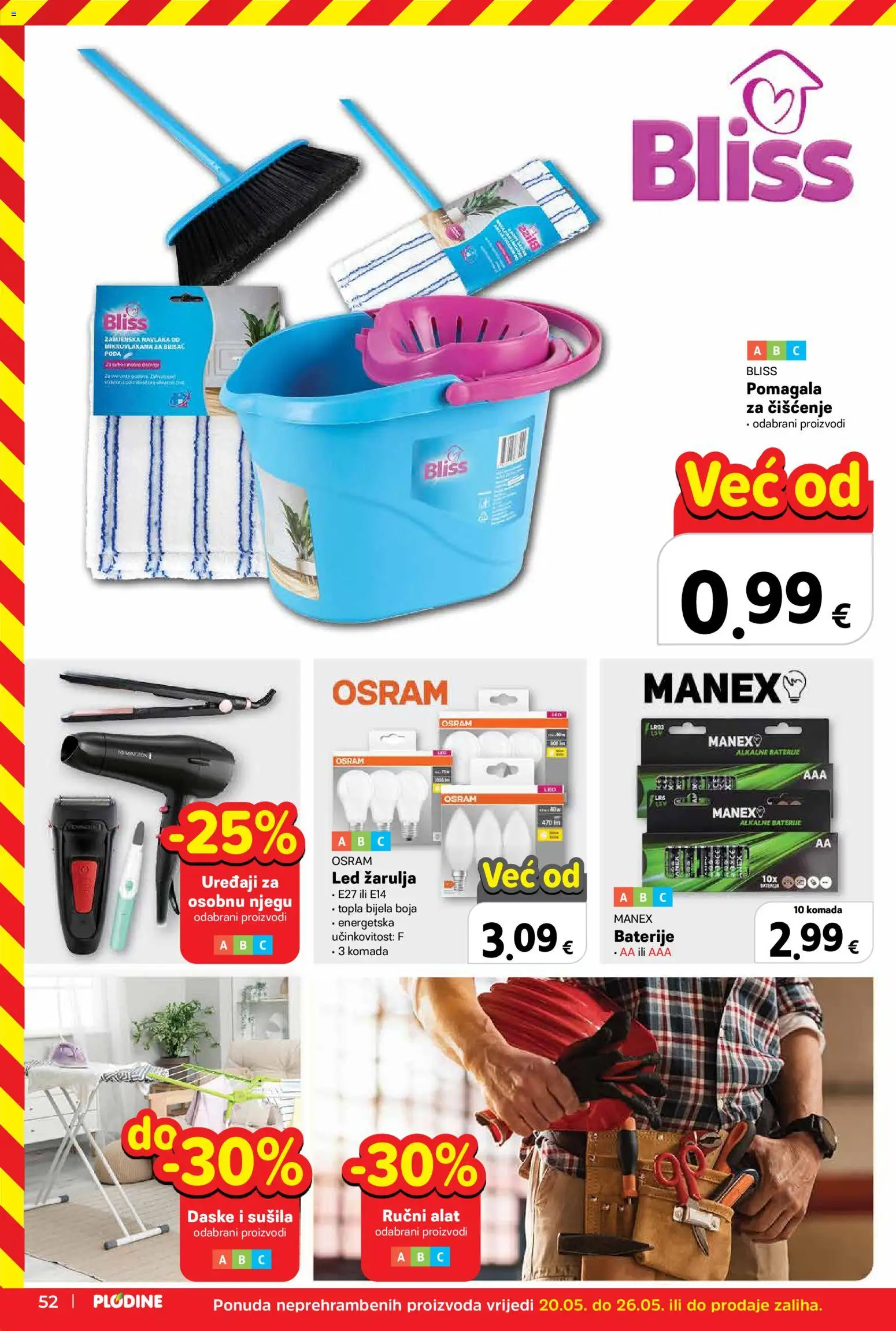 Plodine katalog | vrijedi od 20.05.2026 | Stranica: 54 | Proizvodi: Alat, Baterije