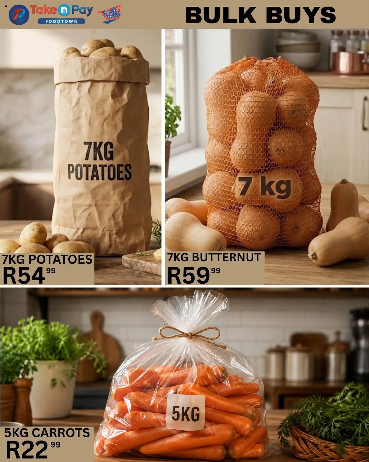 New Take n Pay catalogue – valid from 16/08/2026 | Page: 22 | Products: Carrots, Potatoes