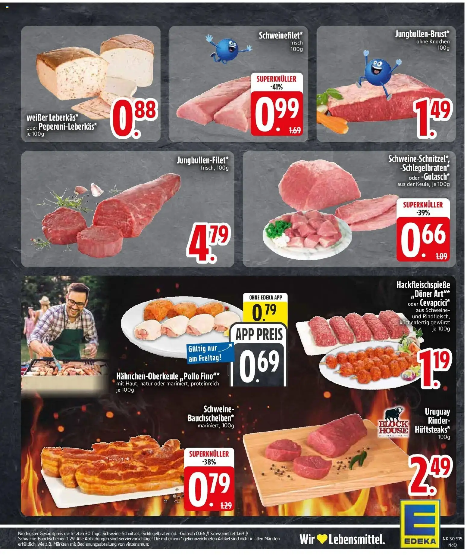 Edeka prospekt Siegenburg – gültig ab 20.07.2026 | Seite: 17 | Produkte: Schweinefilet, Gulasch