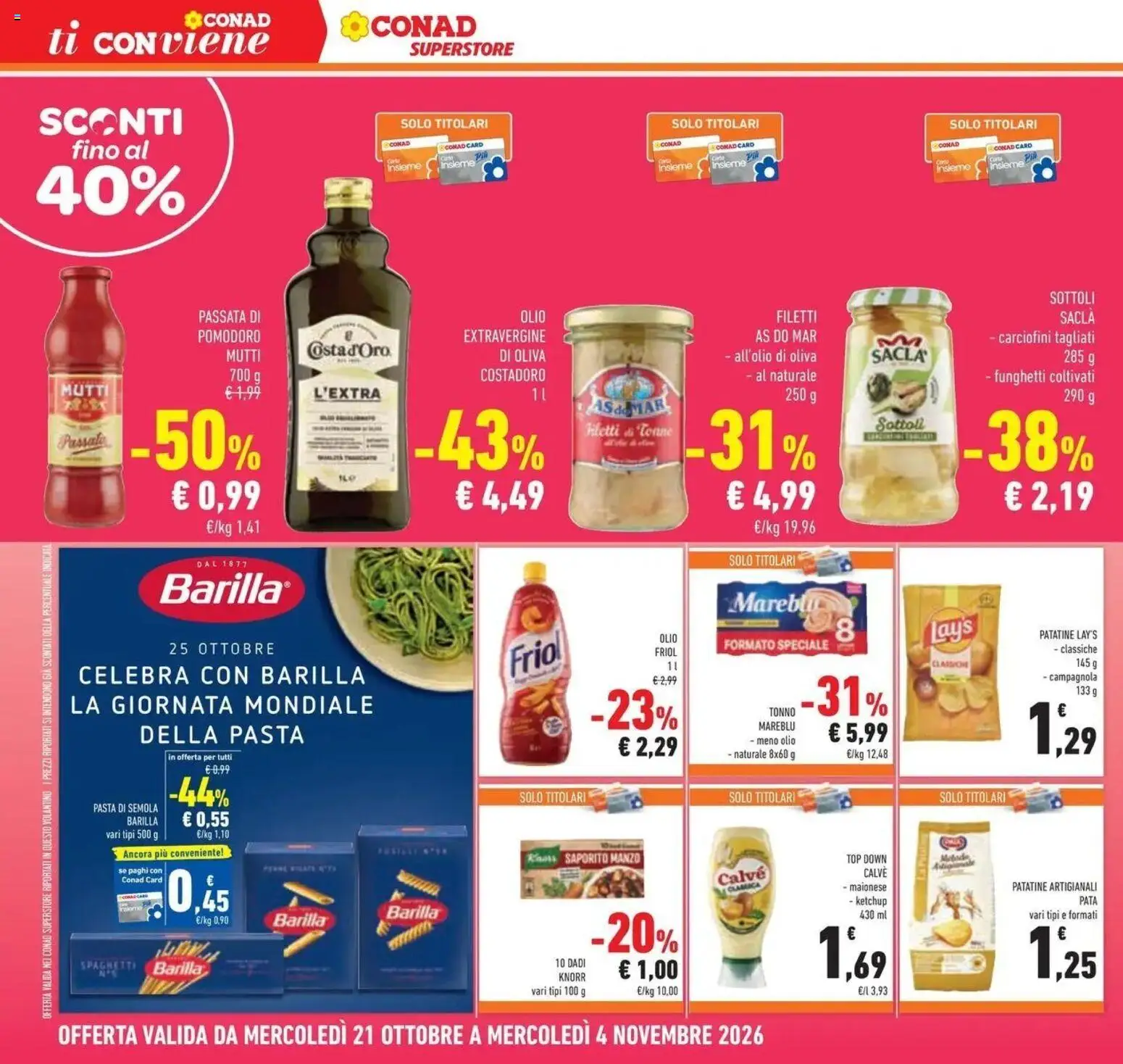 Anteprima volantino Conad dal 21/10/2026 prossima settimana | Pagina: 36