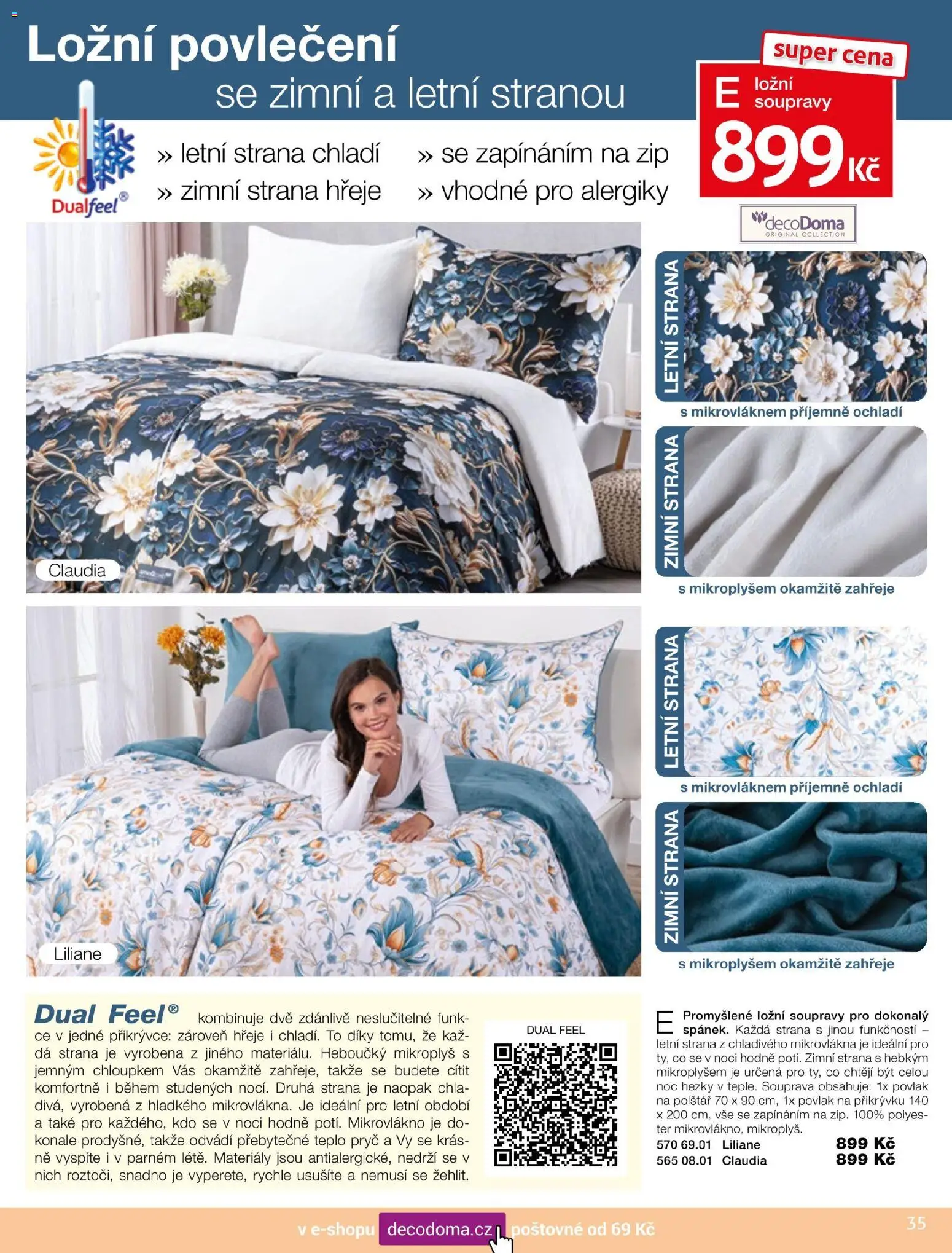 Decodoma katalog Vánoce 2026 od 04.10.2026 | Strana: 36 | Produkty: Povlečení, Ložní povlečení, Polštář