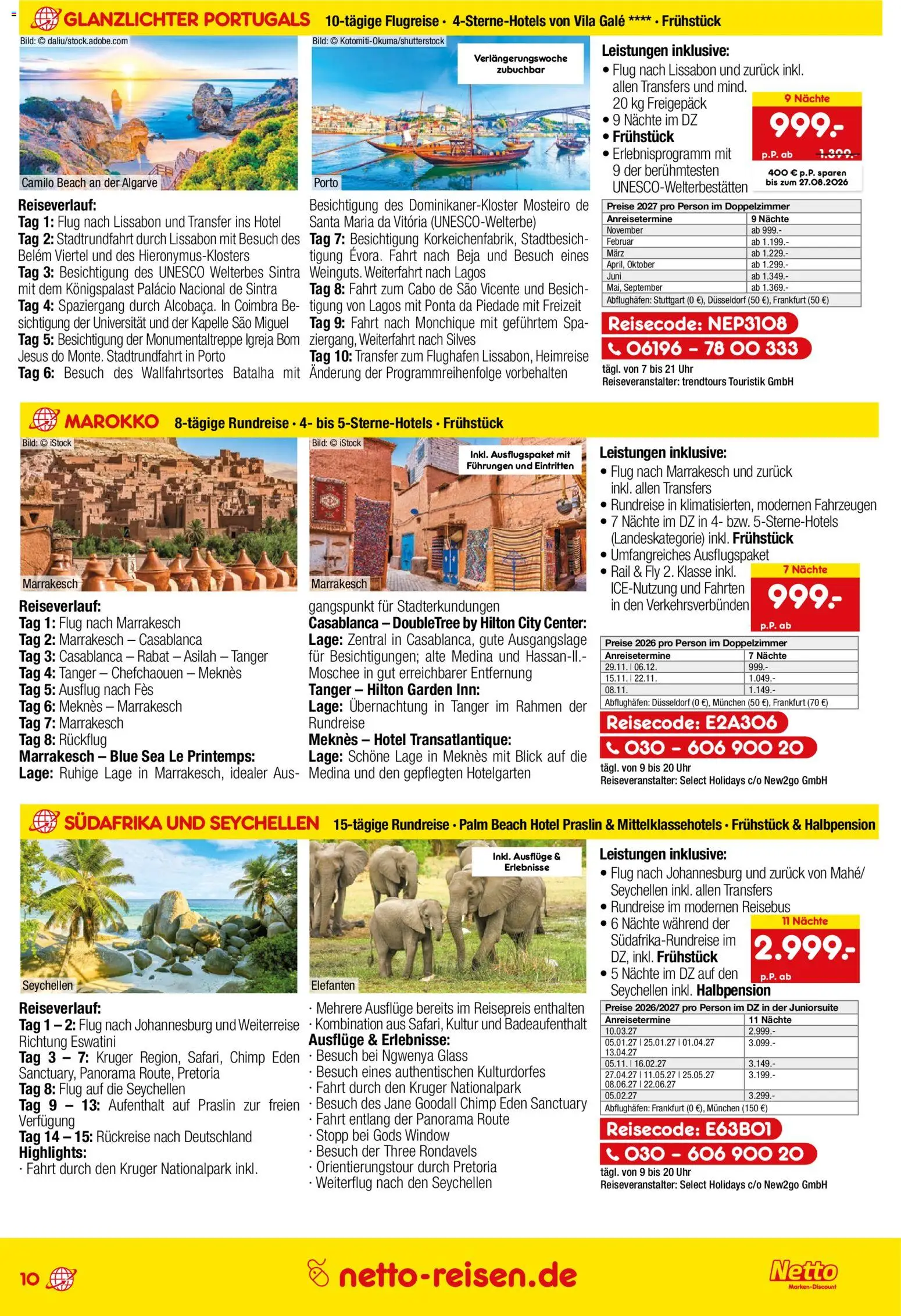 Netto Reisen Prospekt – gültig ab 30.07.2026 | Seite: 10 | Produkte: Uhr