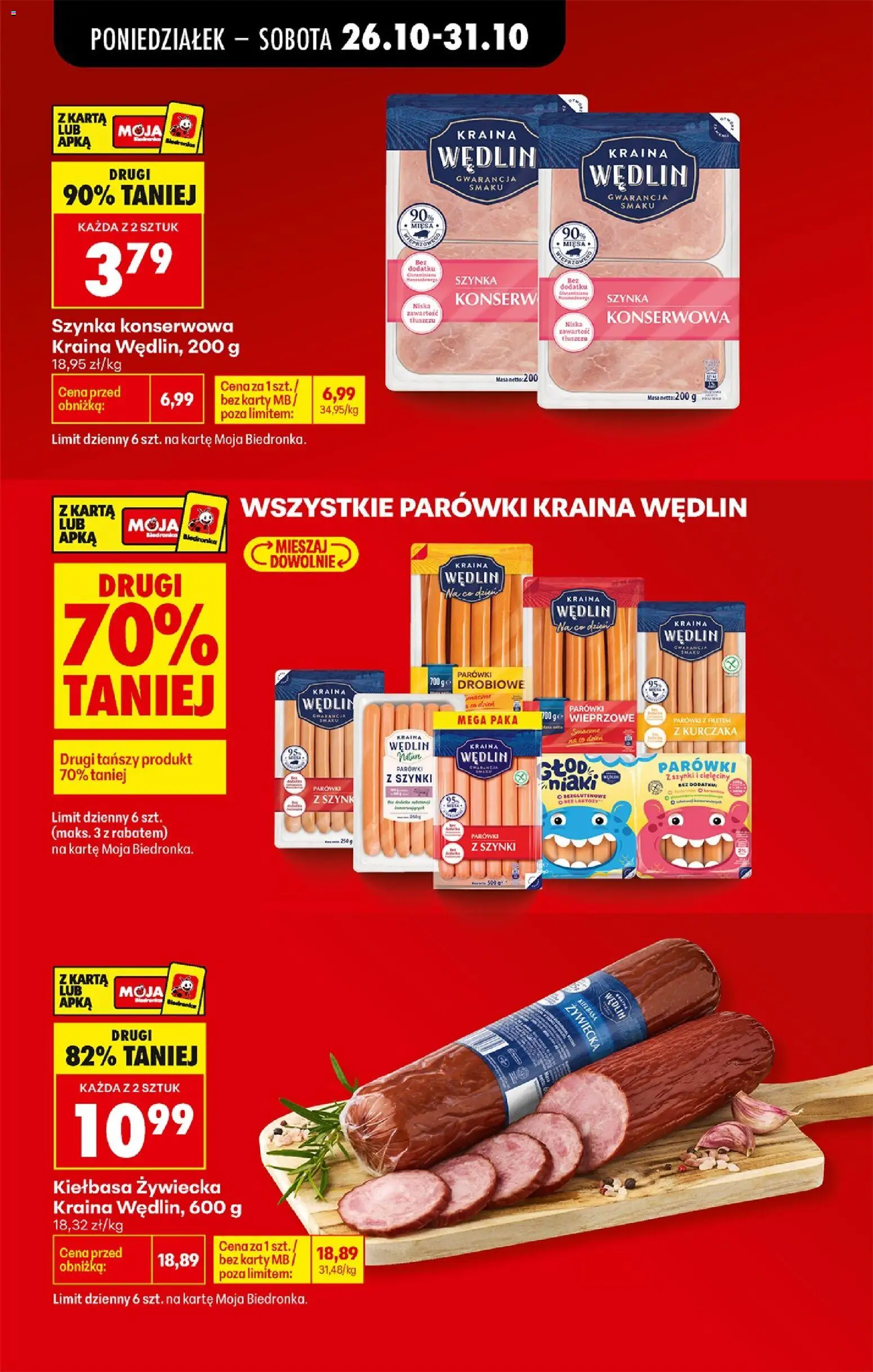 Biedronka Polsko leták - Codziennie niskie ceny od 26.10.2026 | Strana: 5 | Produkty: Karty