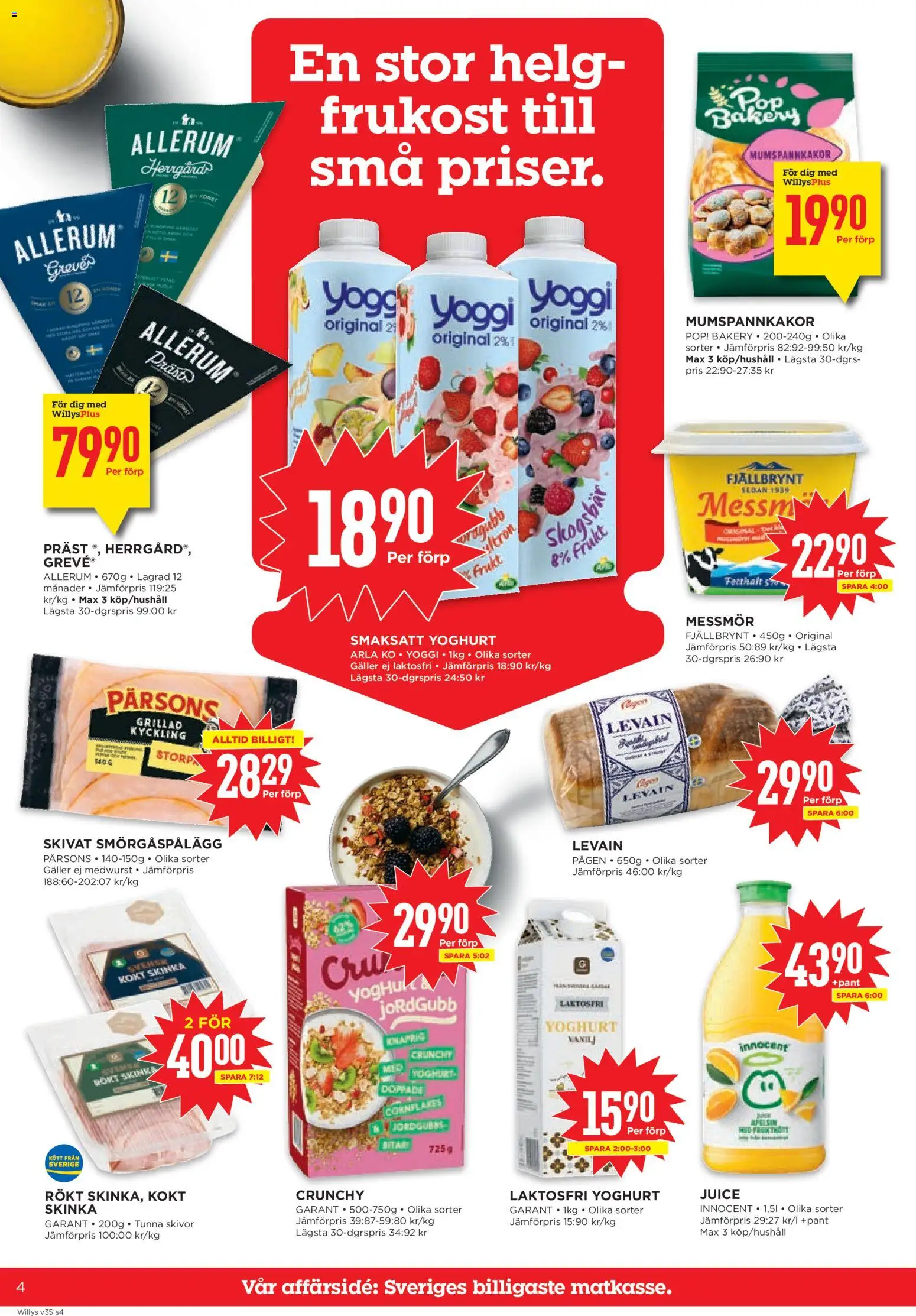Willys reklamblad aktuell från 24/08/2026 | Sida: 4