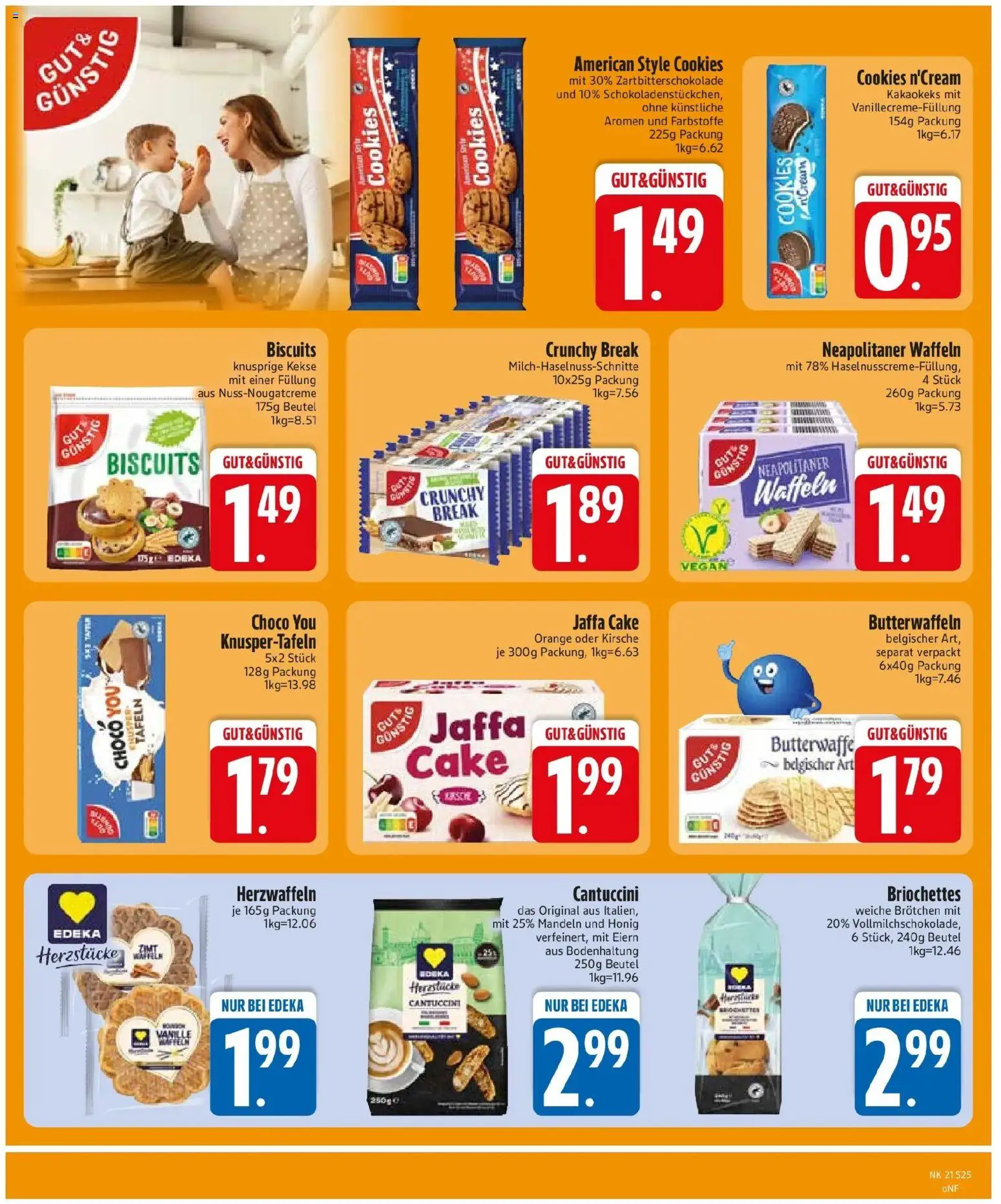Edeka prospekt Markt Schwaben – gültig ab 18.05.2026 | Seite: 28 | Produkte: Mandeln, Waffeln, Kekse