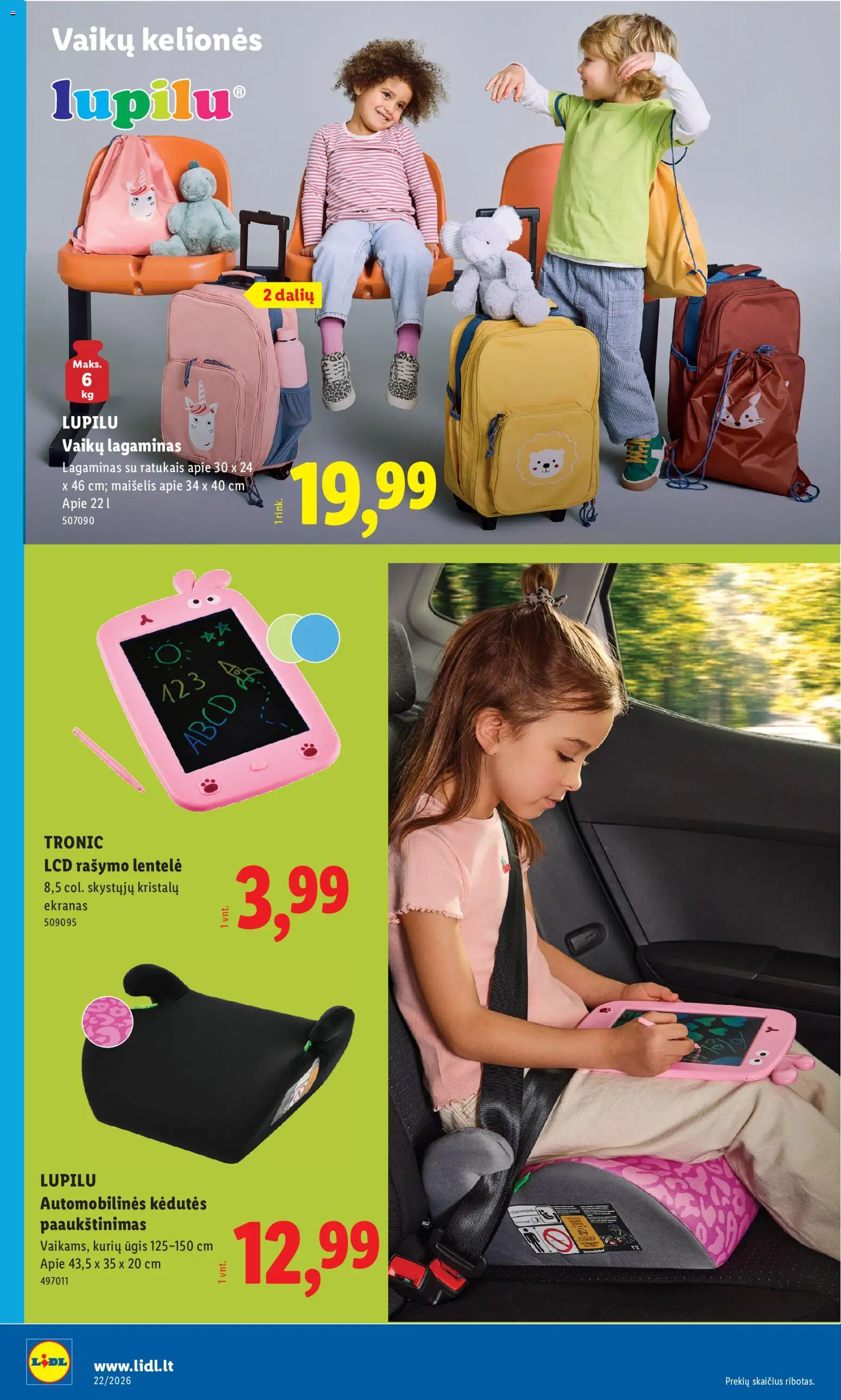 LIDL akcijos nuo 25.05.2026 | Puslapis: 12 | Prekių: Lagaminas