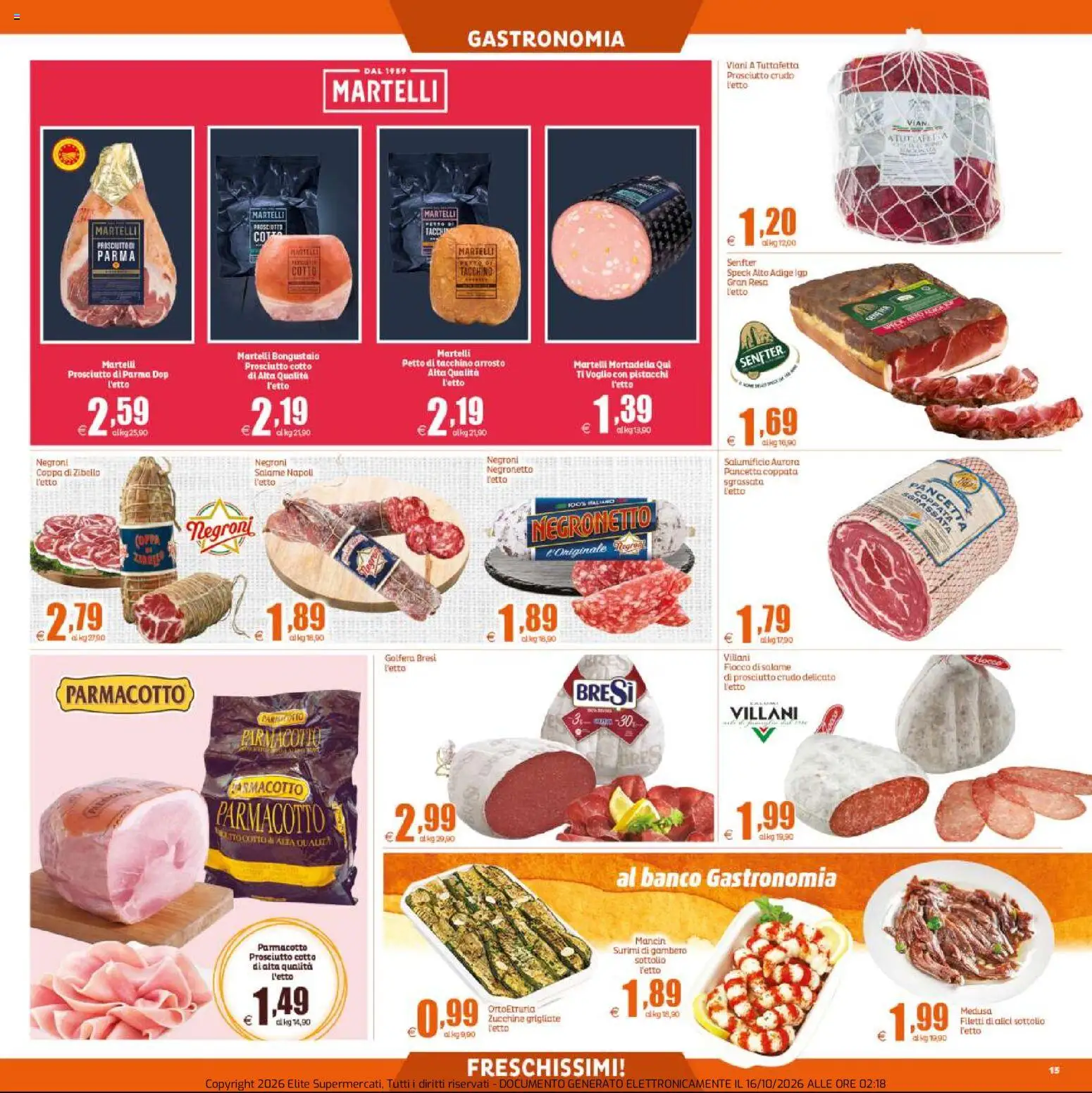 Volantino Elite Supermercati del 16/10/2026 | Pagina: 15