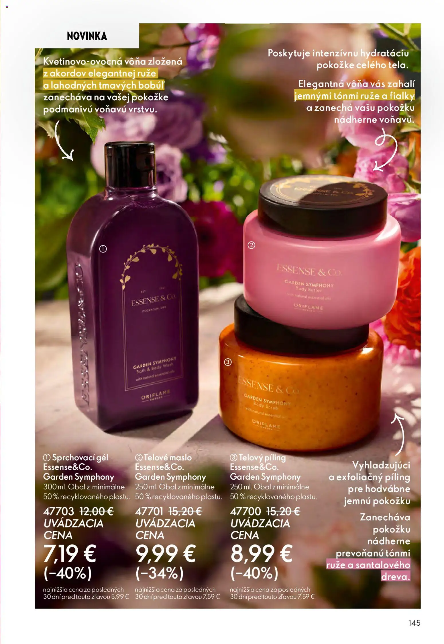 Nové Oriflame akcie – leták je platný od 15.04.2026 | Strana: 145 | Produkty: Maslo, Ruže