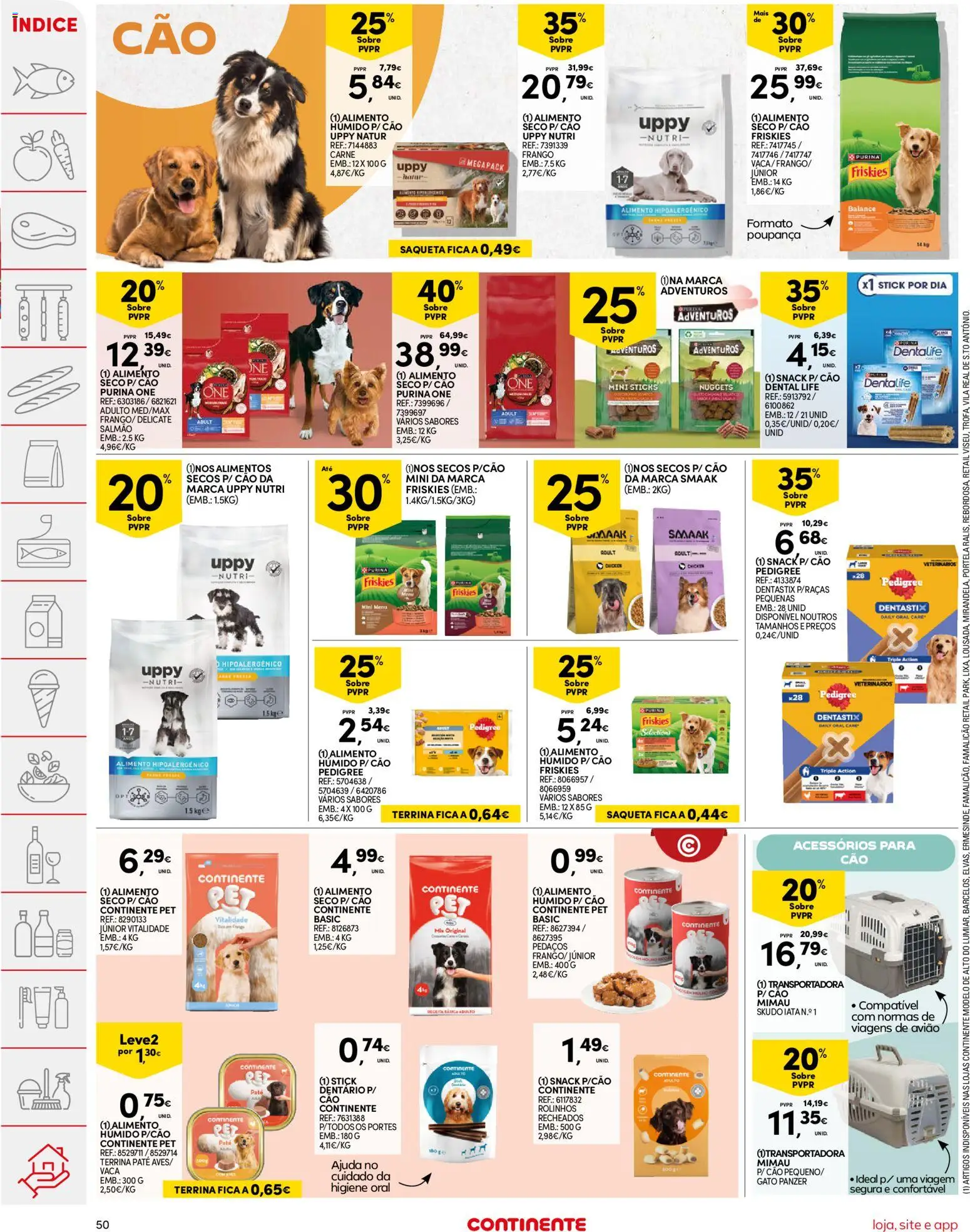 Continente folheto │ válido de 20/10/2026 | Página: 52 | Produtos: Purina one, Frango, Carne, Nuggets