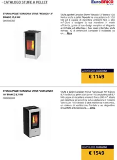 Anteprima del volantino Eurobrico Stufe a Pellet catalogo valido a partire dal 23.07.2025 | Pagina: 28 | Prodotti: Pellet, Stufa a pellet, Stufa