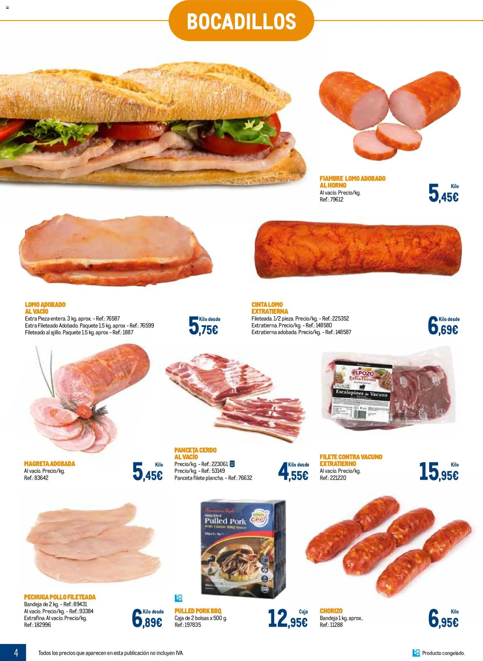 Makro Expertos en carnes │ válido desde el 07/09/2026 | Página: 4 | Productos: Cerdo, Bandeja, Pollo, Caja