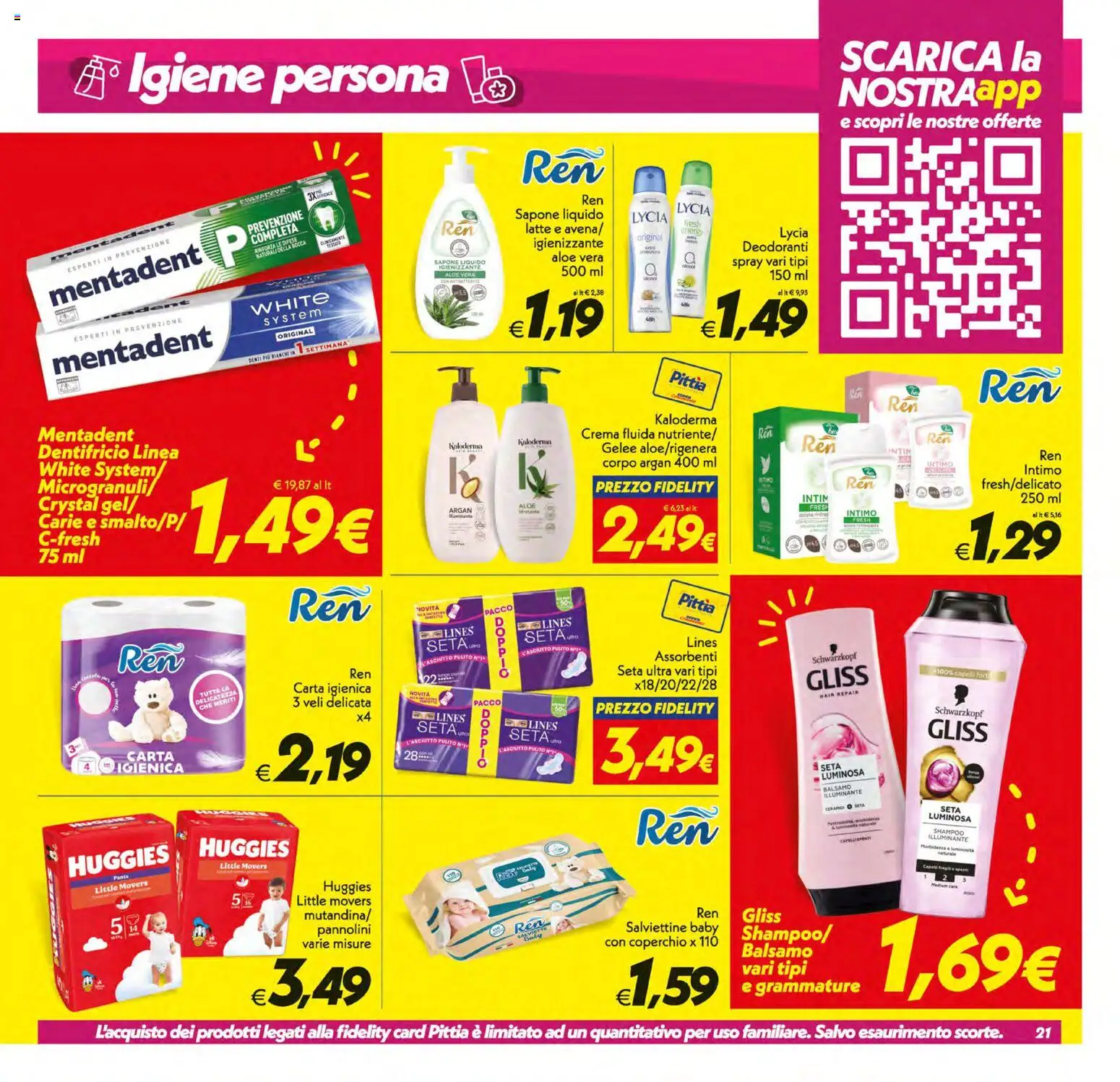 Volantino SuperConveniente del 09.06.2026 | Pagina: 21 | Prodotti: Illuminante, Shampoo, Latte, Aloe vera