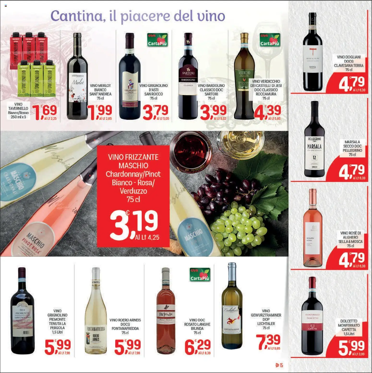 Volantino CRAI del 11.06.2026 | Pagina: 15 | Prodotti: Vino, Pergola, Terra