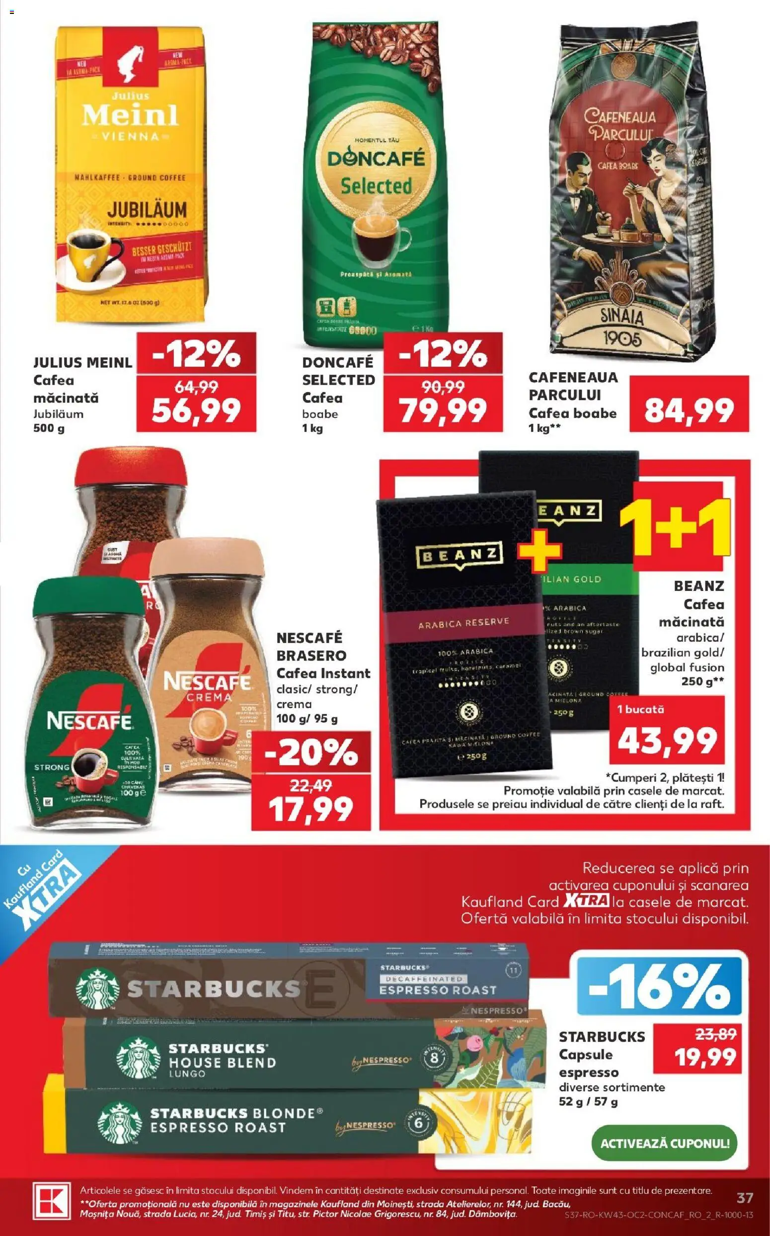 Kaufland RO akciós ujság - amely érvényes a következő dátumtól: 2026.10.21. | Oldal: 37