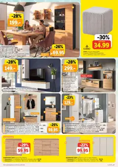 Sconto Prospekt ab 15.07.2026 gültig | Seite: 7 | Produkte: Sideboard, Esstisch, Spiegel, Pouf