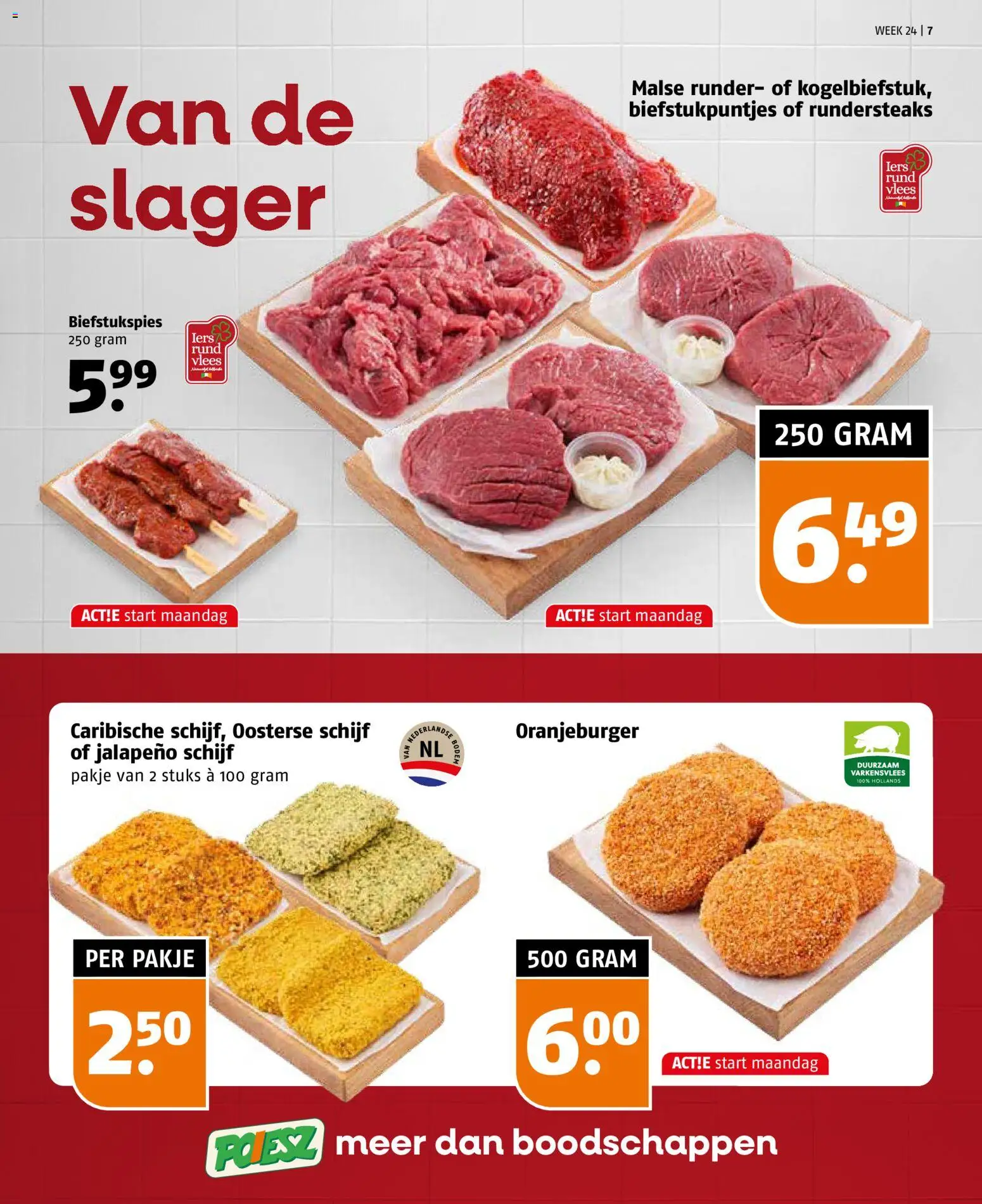 {H1} | Pagina: 7 | Producten: Varkensvlees, Kisperec, Schijf, Jalapeno