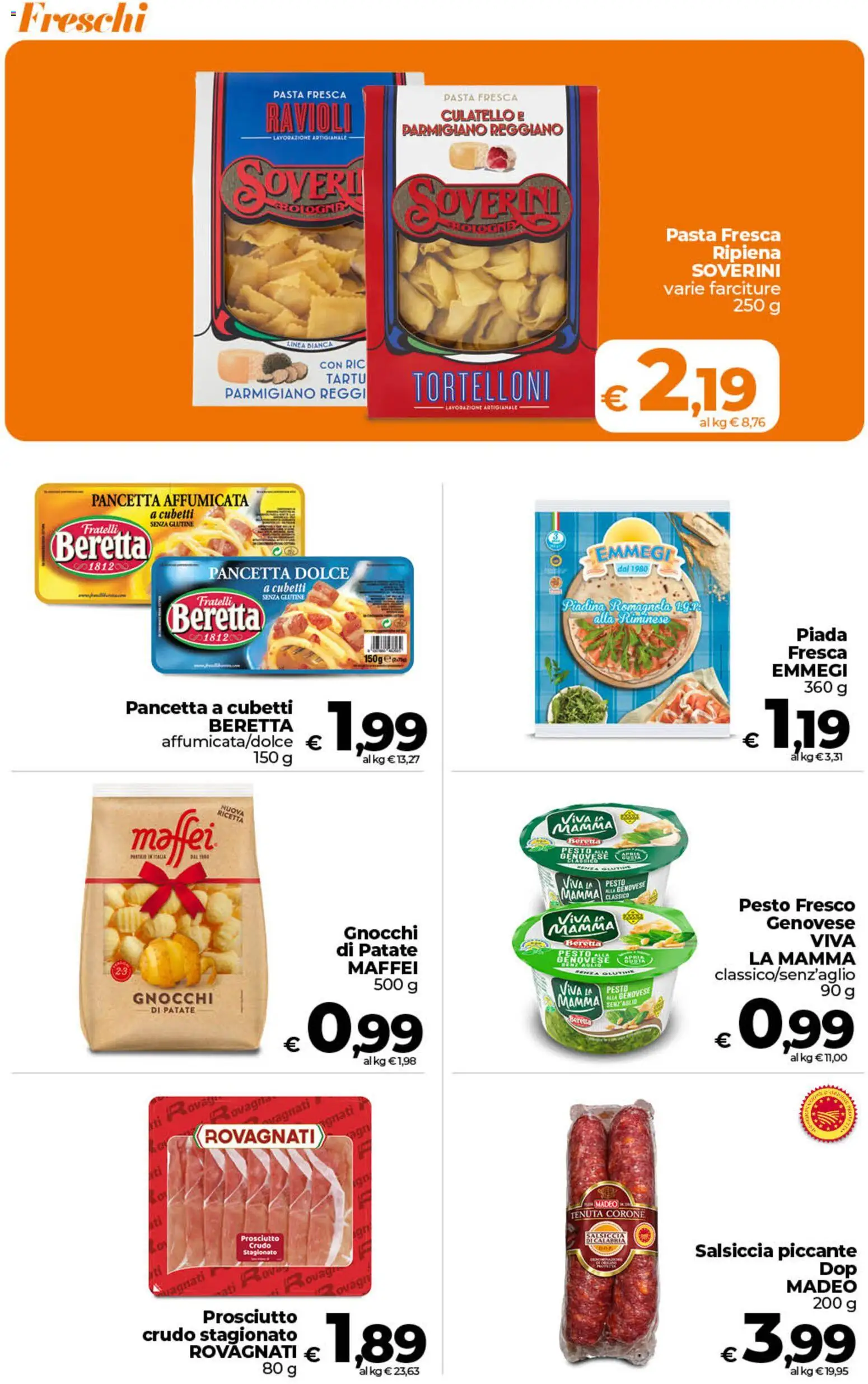 Volantino Ipercoop del 29.05.2026 | Pagina: 19 | Prodotti: Pesto, Tortelloni, Gnocchi, Parmigiano