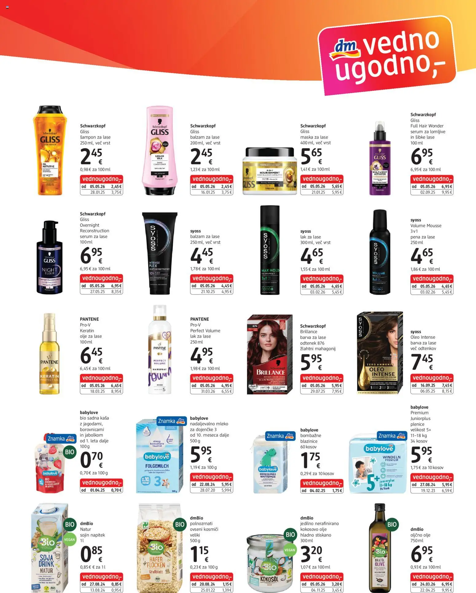 Novi DM Drogerie Markt katalog ponudbe – veljaven od 11.05.2026 | Stran: 3 | Izdelki: Olive, Maska, Olje, Sol