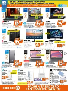Anteprima del volantino Iperal volantino Expert valido a partire dal 24/09/2026 | Pagina: 28 | Prodotti: Monitor, Notebook, Tastiera, Batterie
