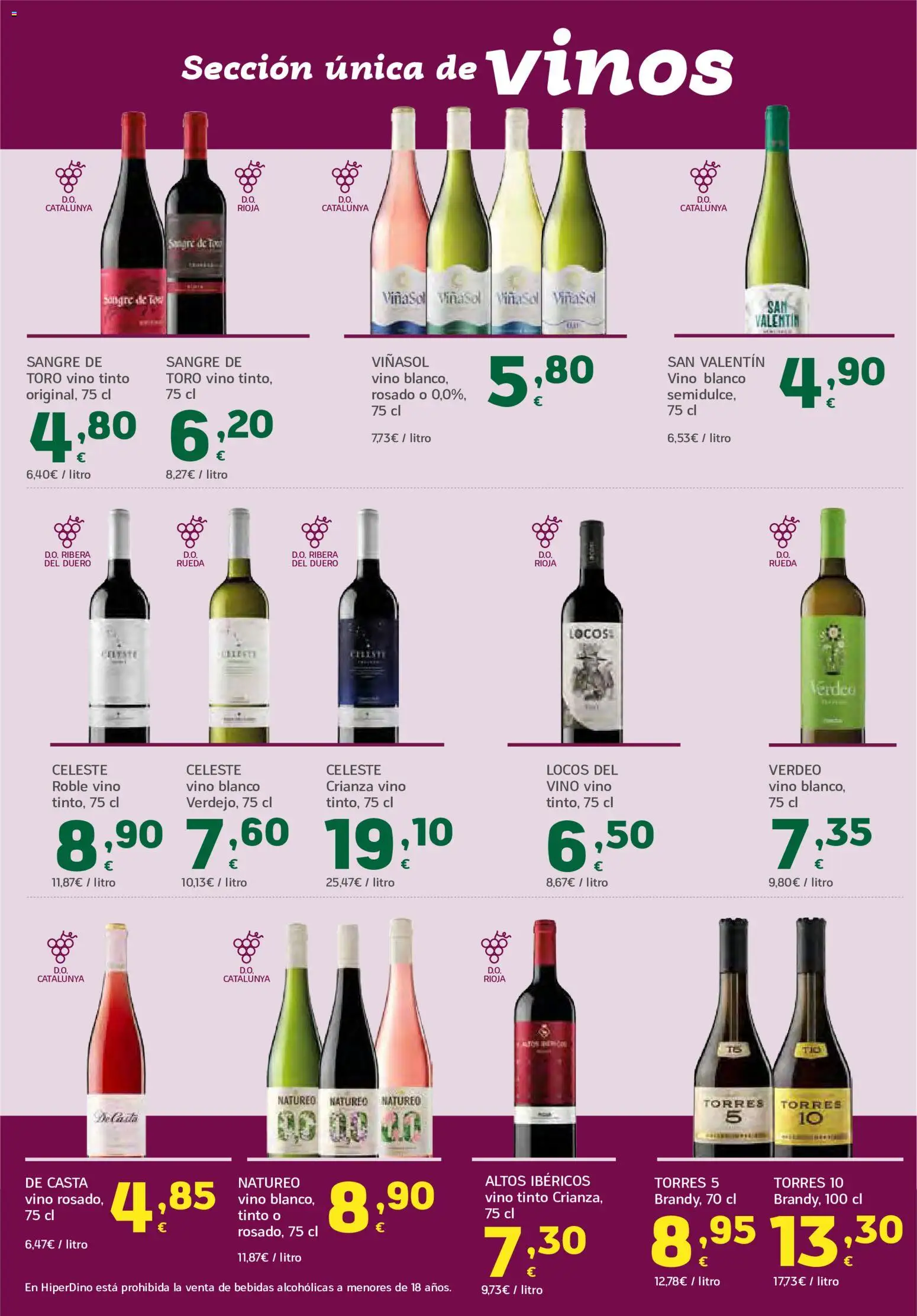 HiperDino folleto │ válido desde el 24/09/2026 | Página: 31 | Productos: Vino tinto, Vino, Vino blanco, Bebidas
