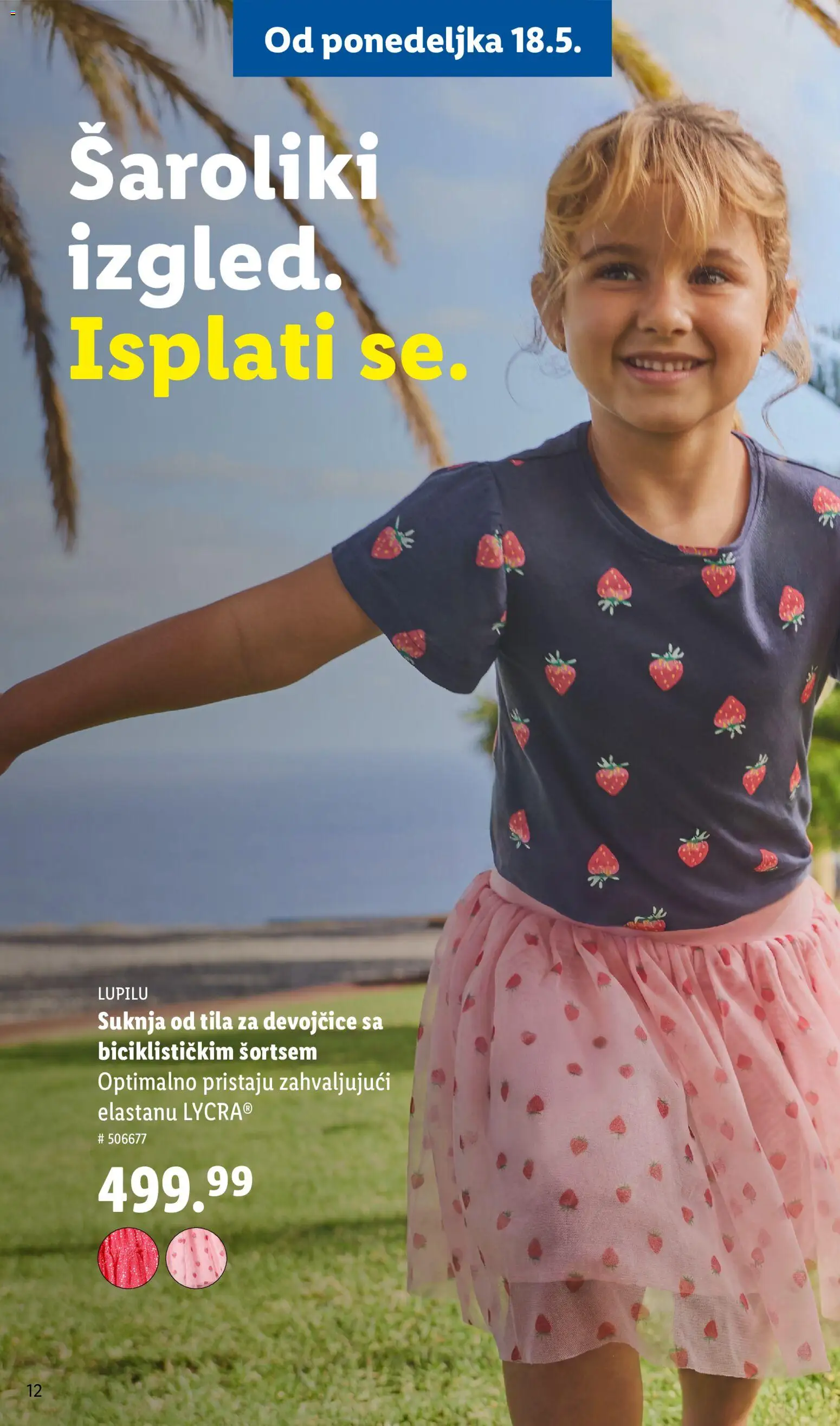 Lidl katalog - važi od 30.04.2026 | Strana: 12 | Proizvode: Suknja