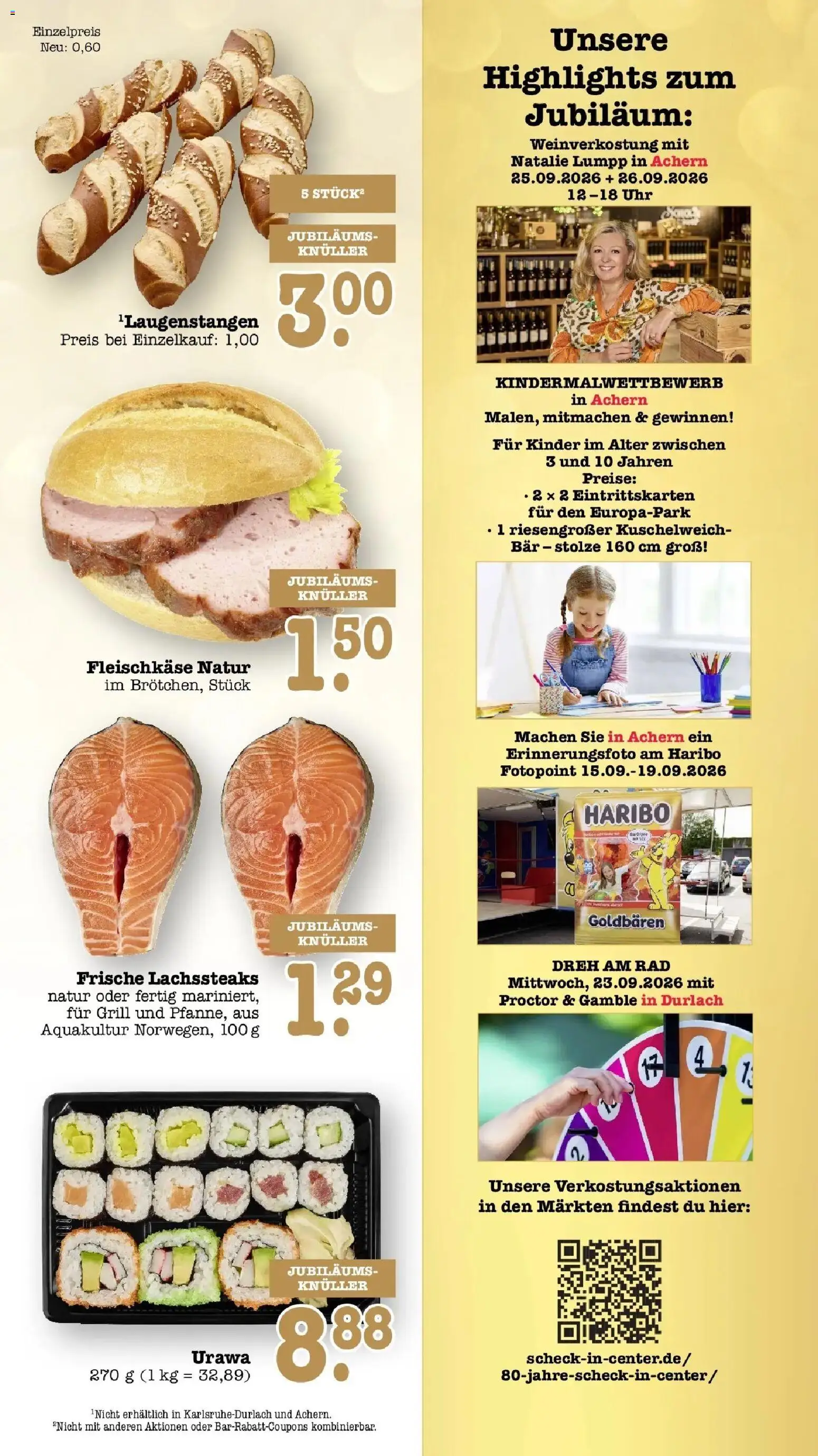 E center Prospekt Karlsruhe (ab 21.09.2026) zum Blättern | Seite: 3 | Produkte: Grill, Haribo, Kuschelweich, Uhr