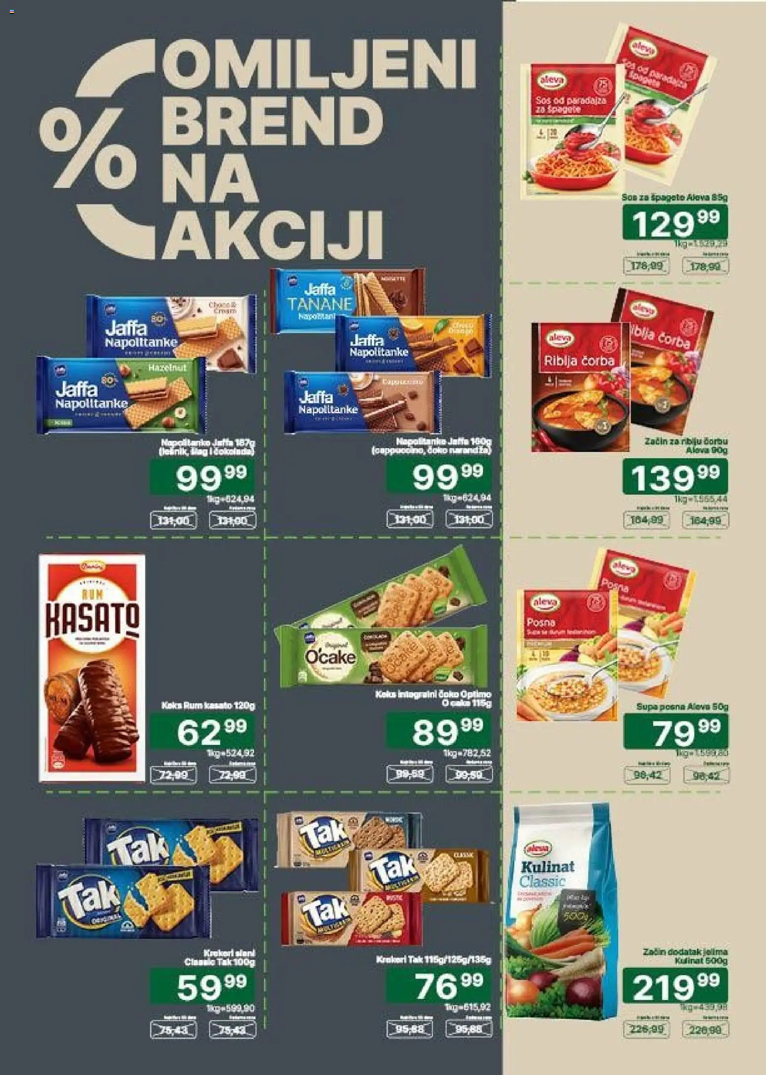 Univerexport katalog - važi od 17.08.2026 | Strana: 24 | Proizvode: Keks, Rum, Sos, Napolitanke