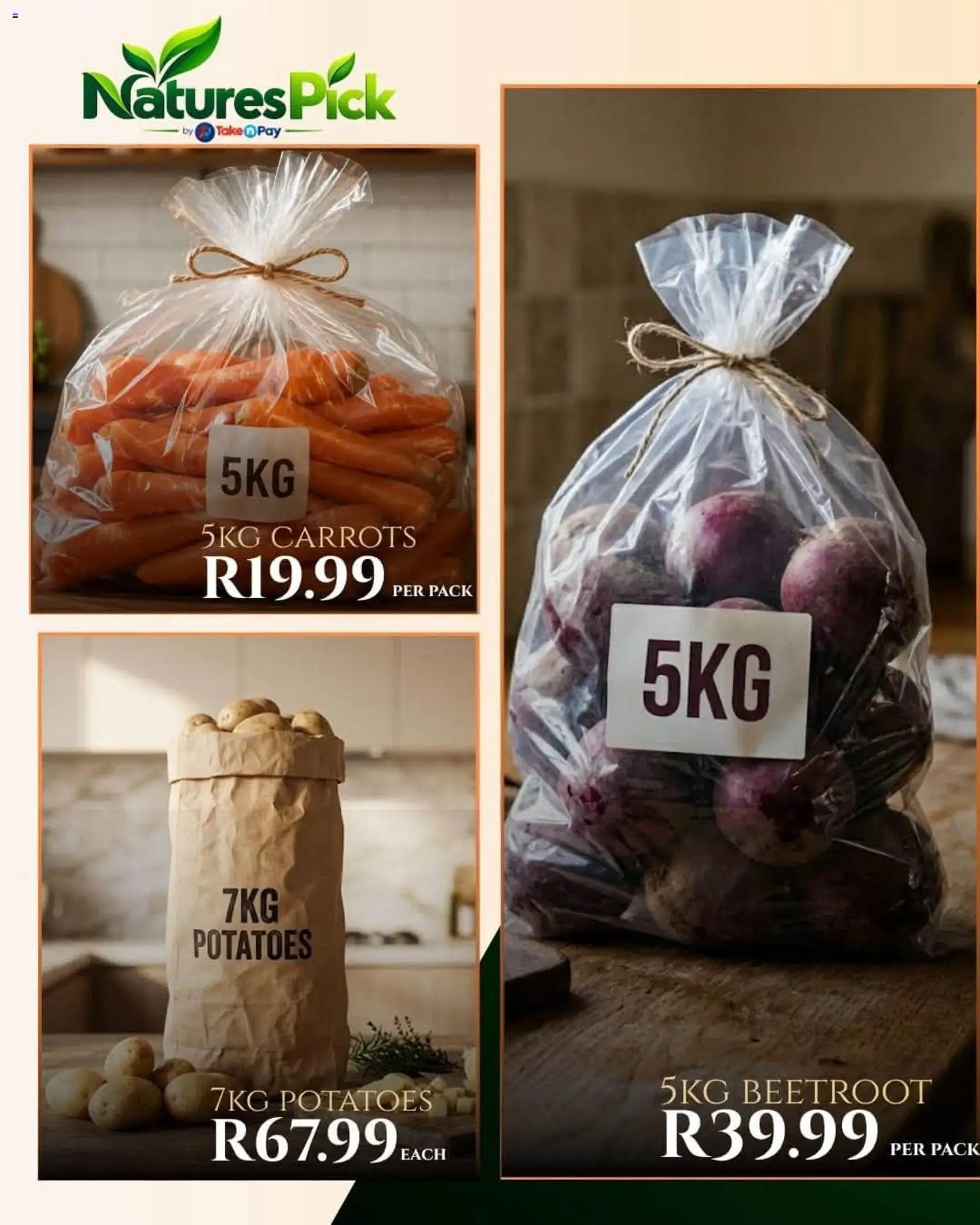 New Take n Pay catalogue – valid from 11/10/2026 | Page: 15 | Products: Carrots, Potatoes