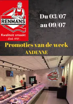Renmans folder / publicité - Voorbeeld van een folder van Renmans, geldig van 03/07/2026