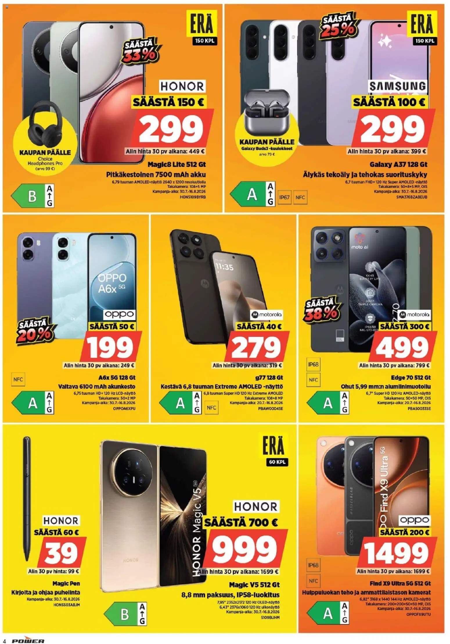 Power tarjoukset – voimassa 03/08/2026 alkaen | Sivu: 4