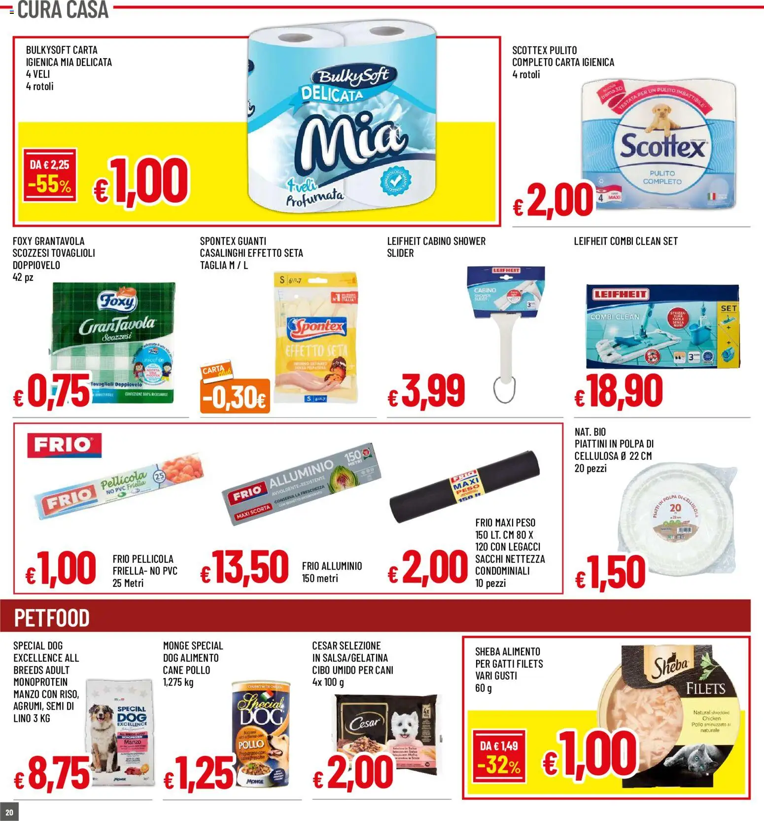 Volantino Galassia del 16/07/2026 | Pagina: 20 | Prodotti: Pollo, Manzo, Guanti, Alluminio