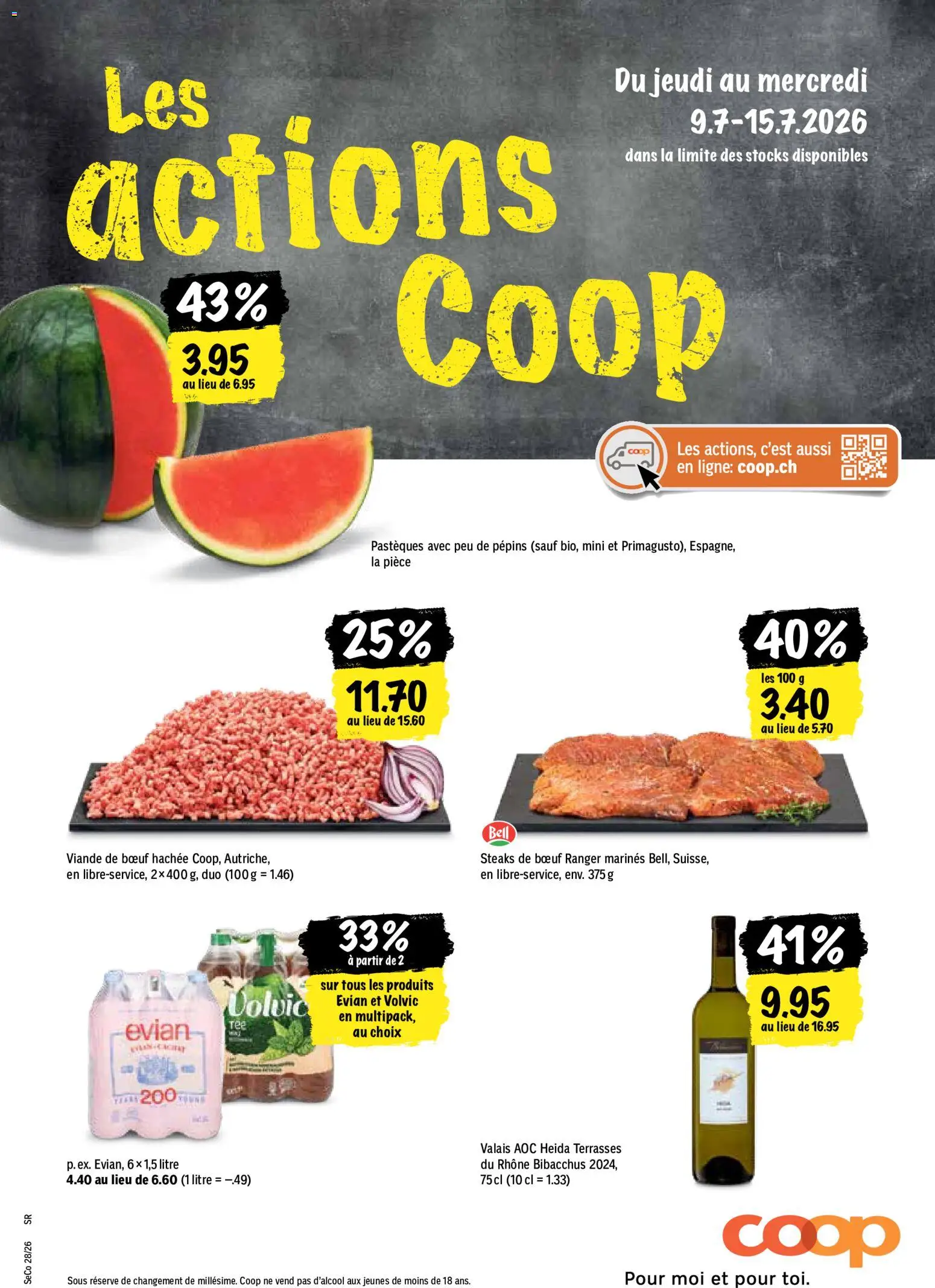Coop aktionen FR – gültig ab 09.07.2026 | Seite: 1