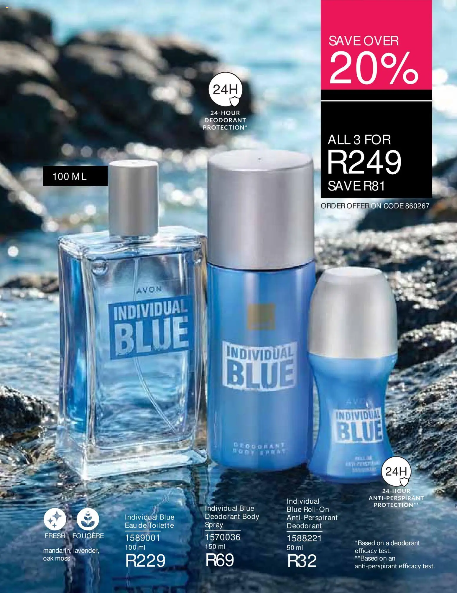 New Avon catalogue – valid from 01/09/2026 | Page: 83 | Products: Eau de toilette, Deodorant, Antiperspirant