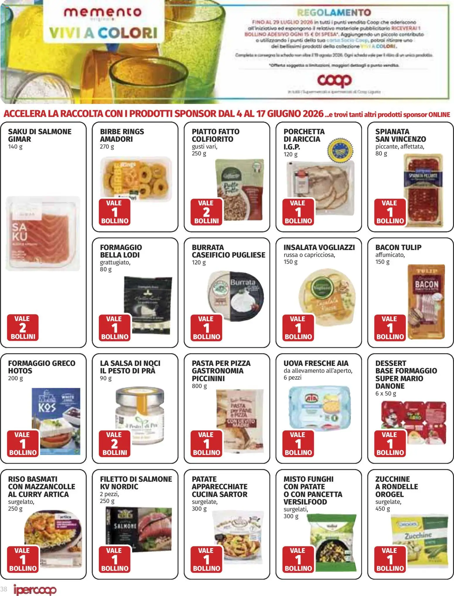 Volantino Ipercoop del 04.06.2026 | Pagina: 38 | Prodotti: Riso, Patate, Funghi, Piatto