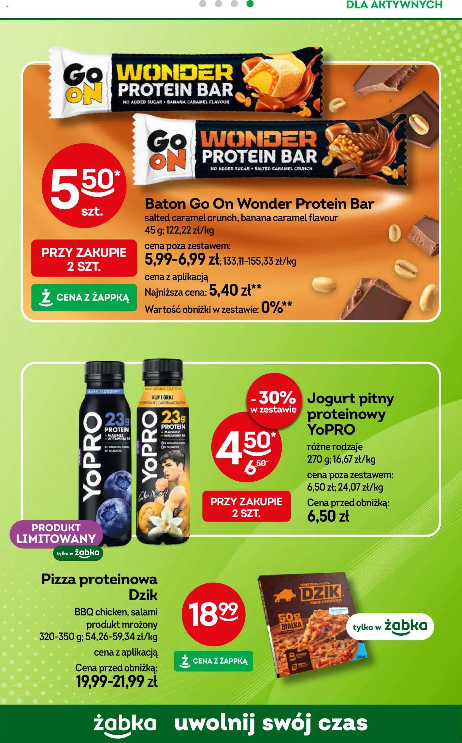 Żabka gazetka od 17.06.2026 | Strona: 93 | Produkty: Baton, Jogurt, Salami, Pizza
