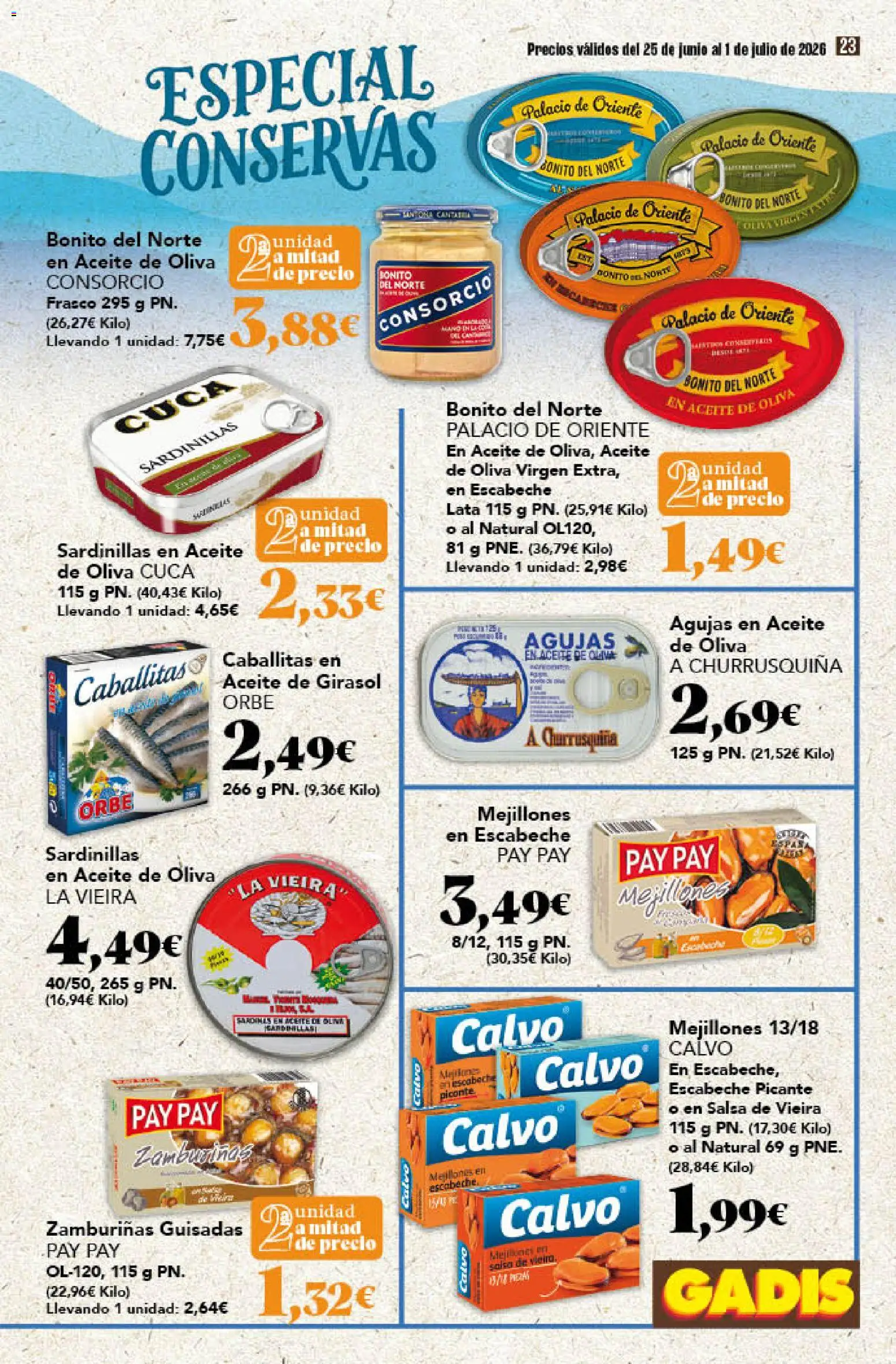Gadis folleto │ válido desde el 25/06/2026 | Página: 23
