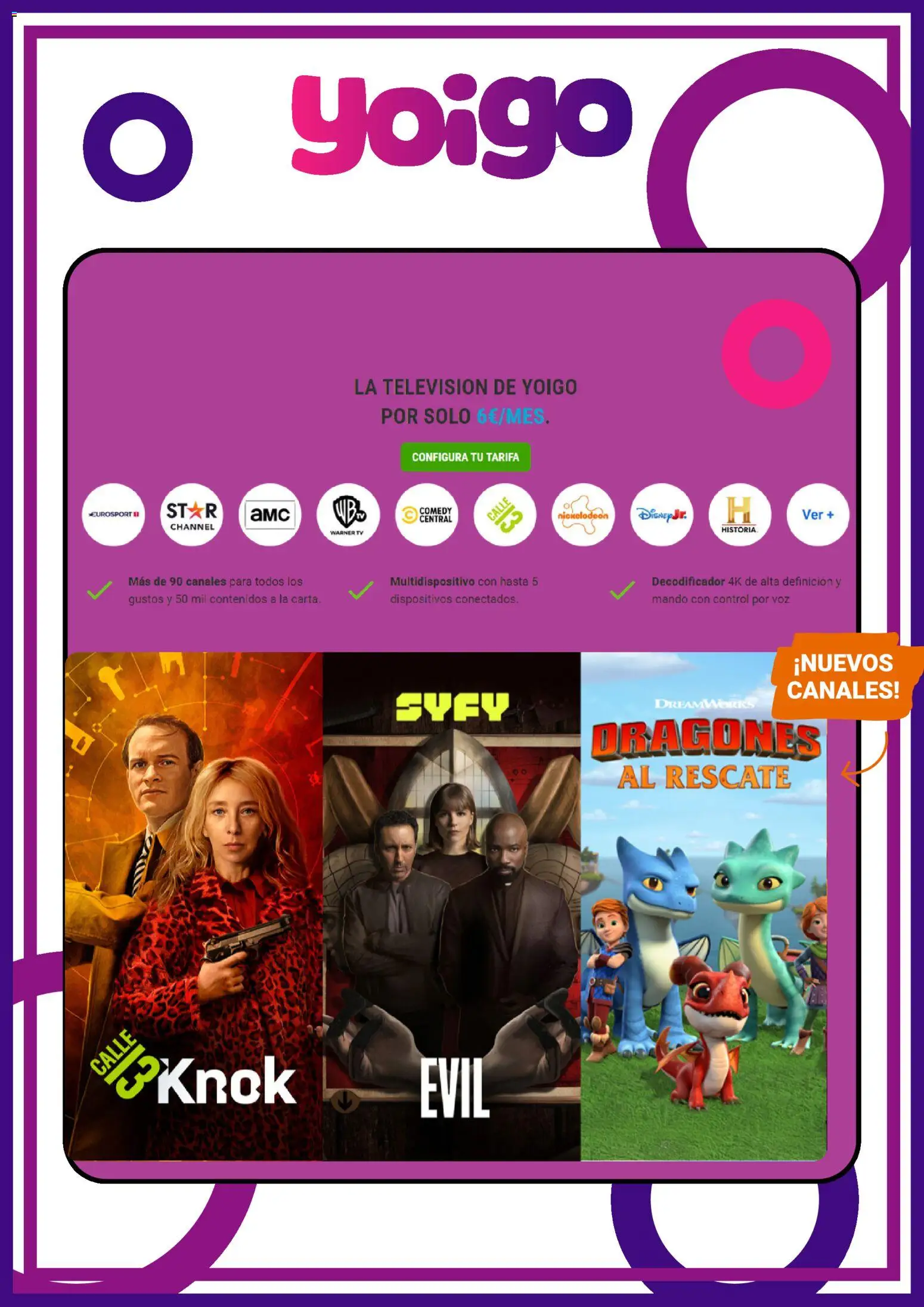 Yoigo ofertas │ válido desde el 15.06.2026 | Página: 2 | Productos: Televisión