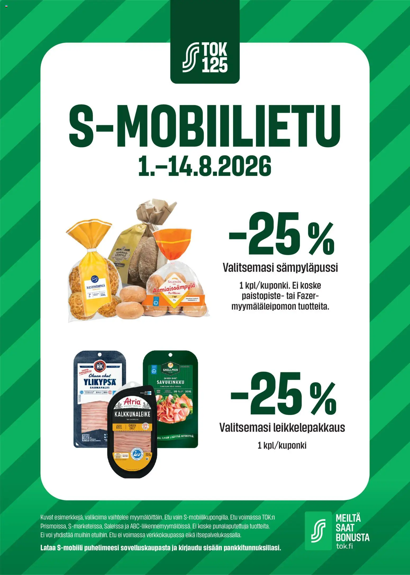 S-market tarjoukset S-mobiilietu – voimassa 01/08/2026 alkaen | Sivu: 1