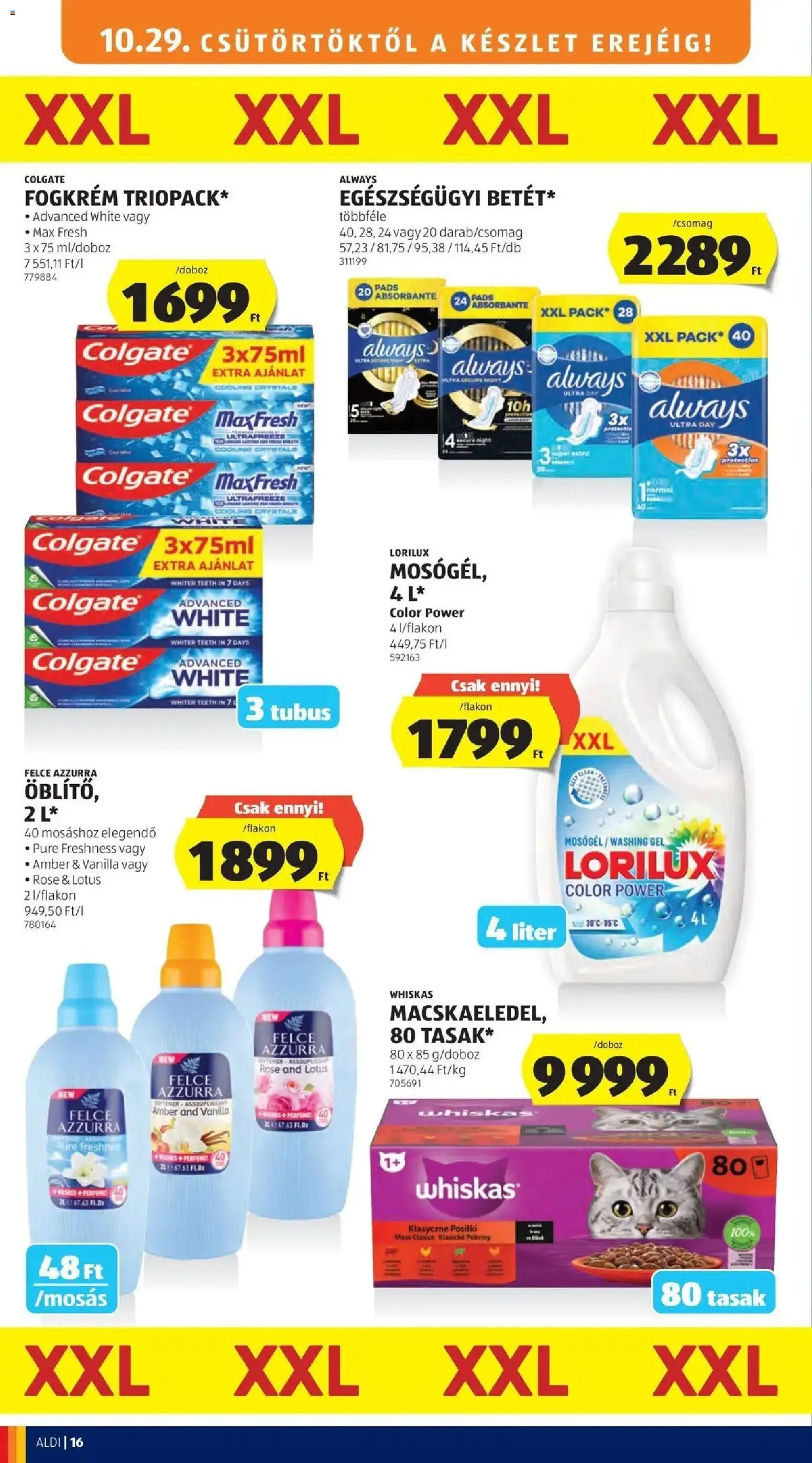 Aldi aktuális akciós újság - 2026.10.24. -tól/töl > akció, lapozható szórólap 🛍️ | Oldal: 16