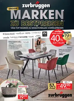 Zurbrüggen Große Marken-Sensation ab 31.01.2026 gültig
