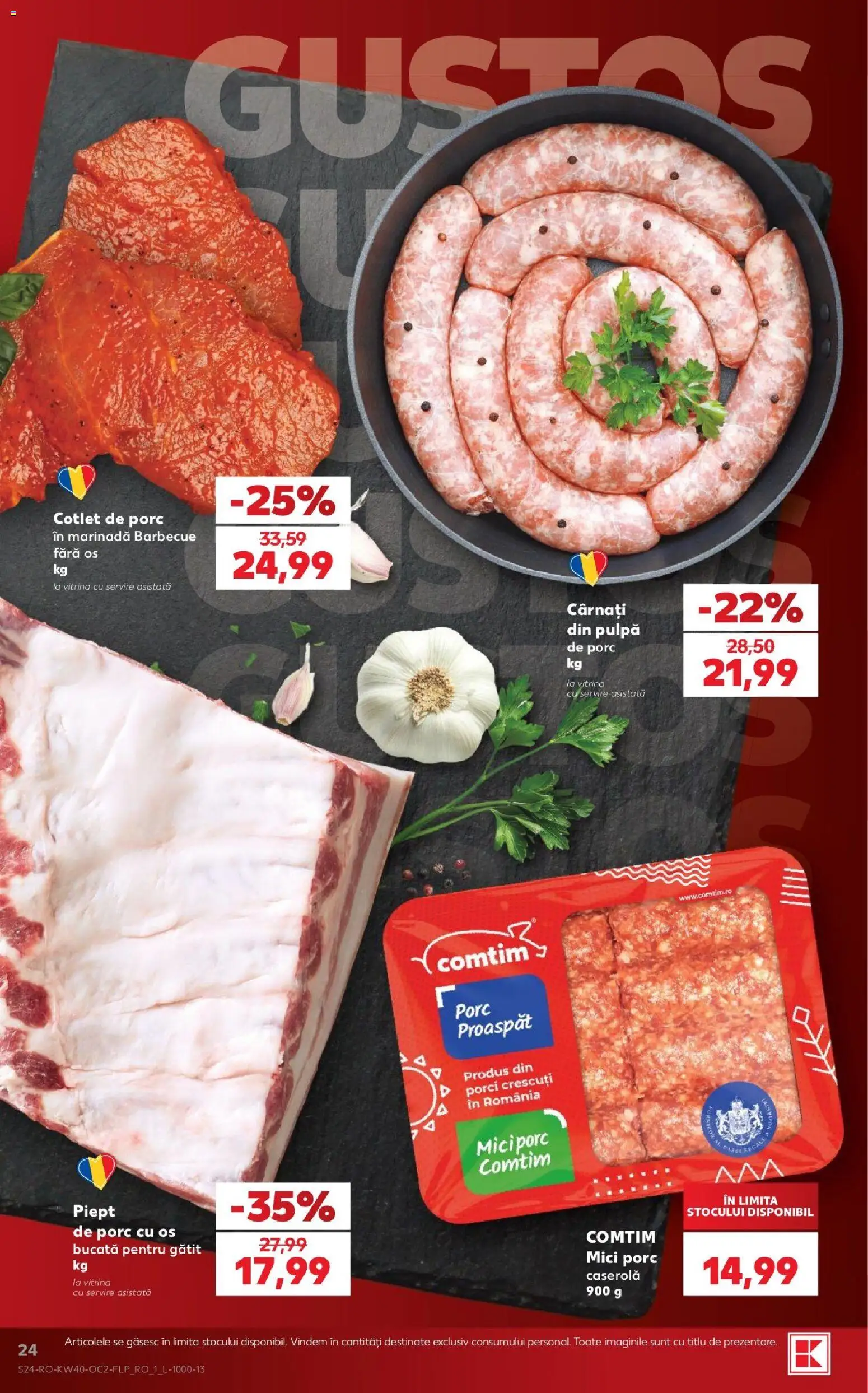Kaufland RO akciós ujság - amely érvényes a következő dátumtól: 2026.09.30. | Oldal: 24